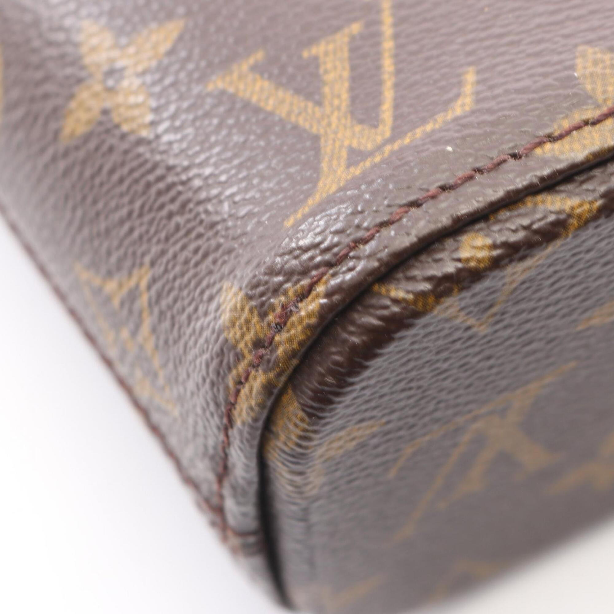 Louis Vuitton Brown Coated Canvas Leather Handbag (Pre-Owned)