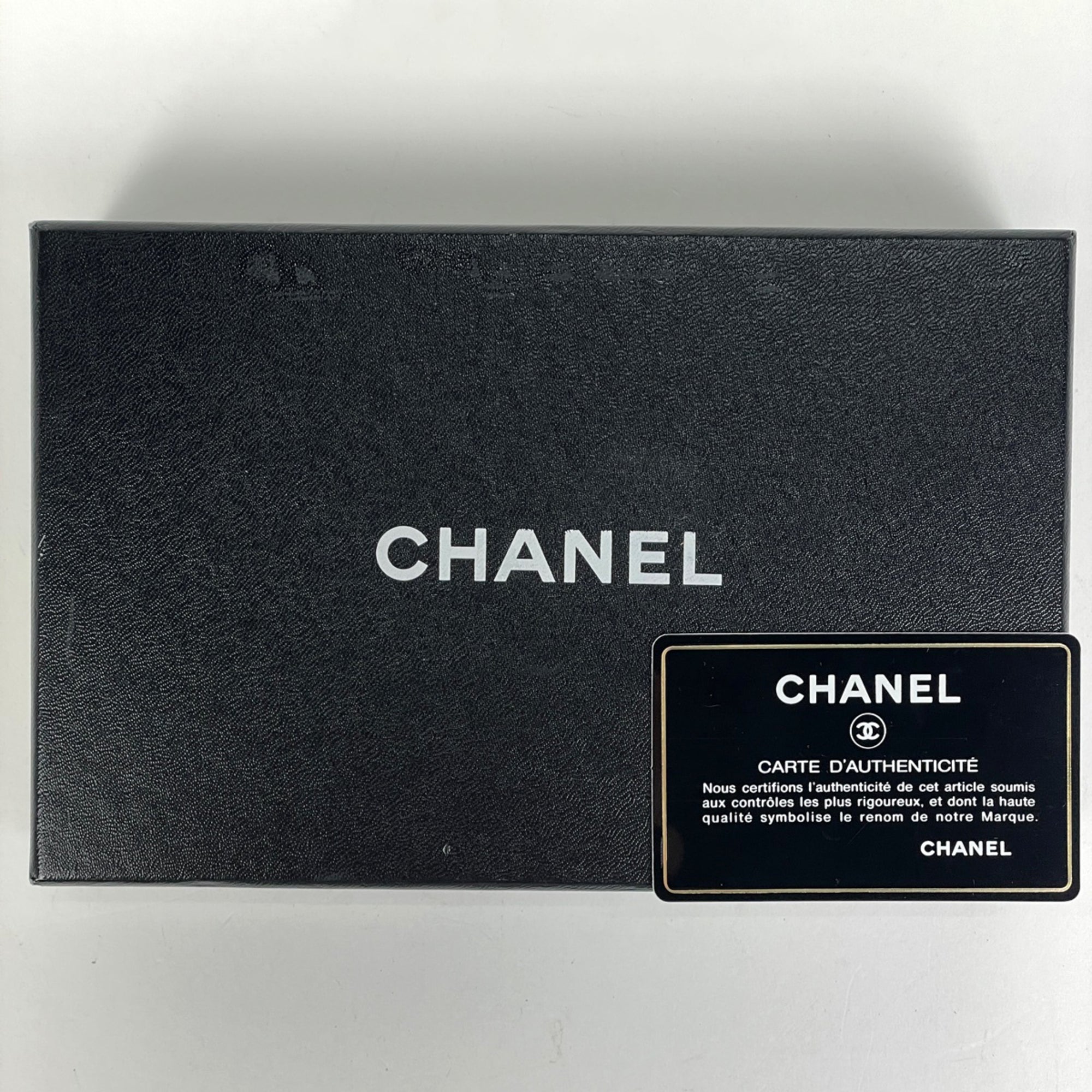 Chanel Camellia Blue Leather Rhinestone Long Wallet (Bi-Fold) (Pre-Owned)