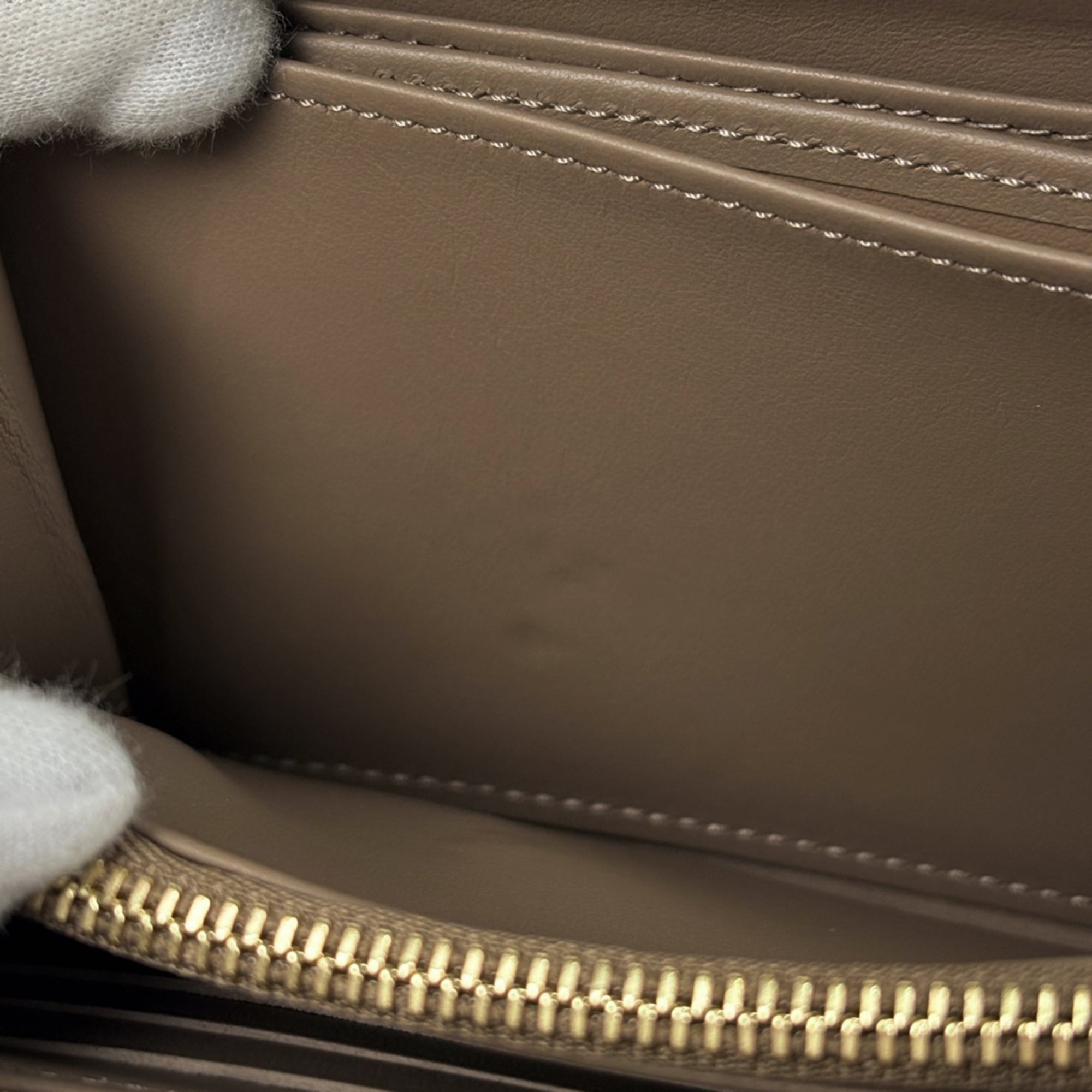 Louis Vuitton Monogram Taupe Leather Long Wallet (Bi-Fold) (Pre-Owned)