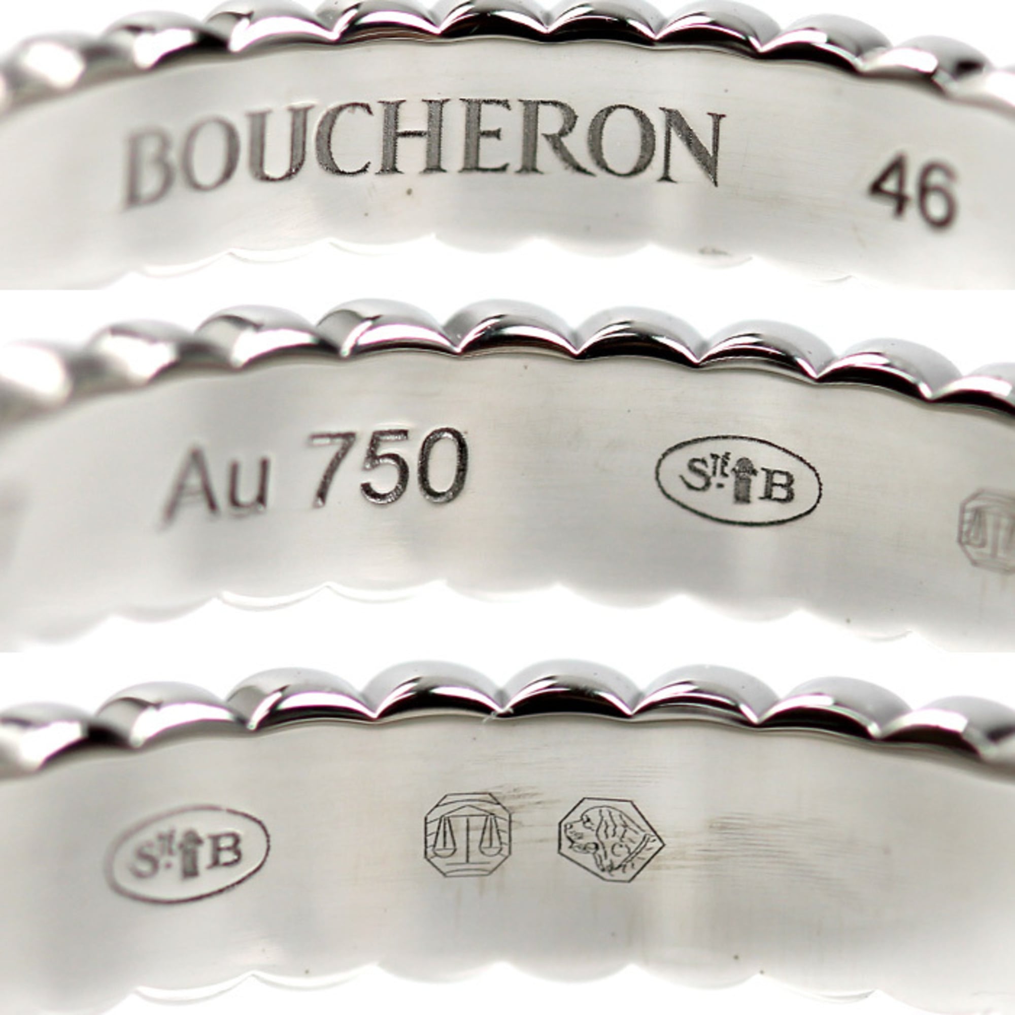 Boucheron White Gold (18K) Band Ring (Pre-Owned)