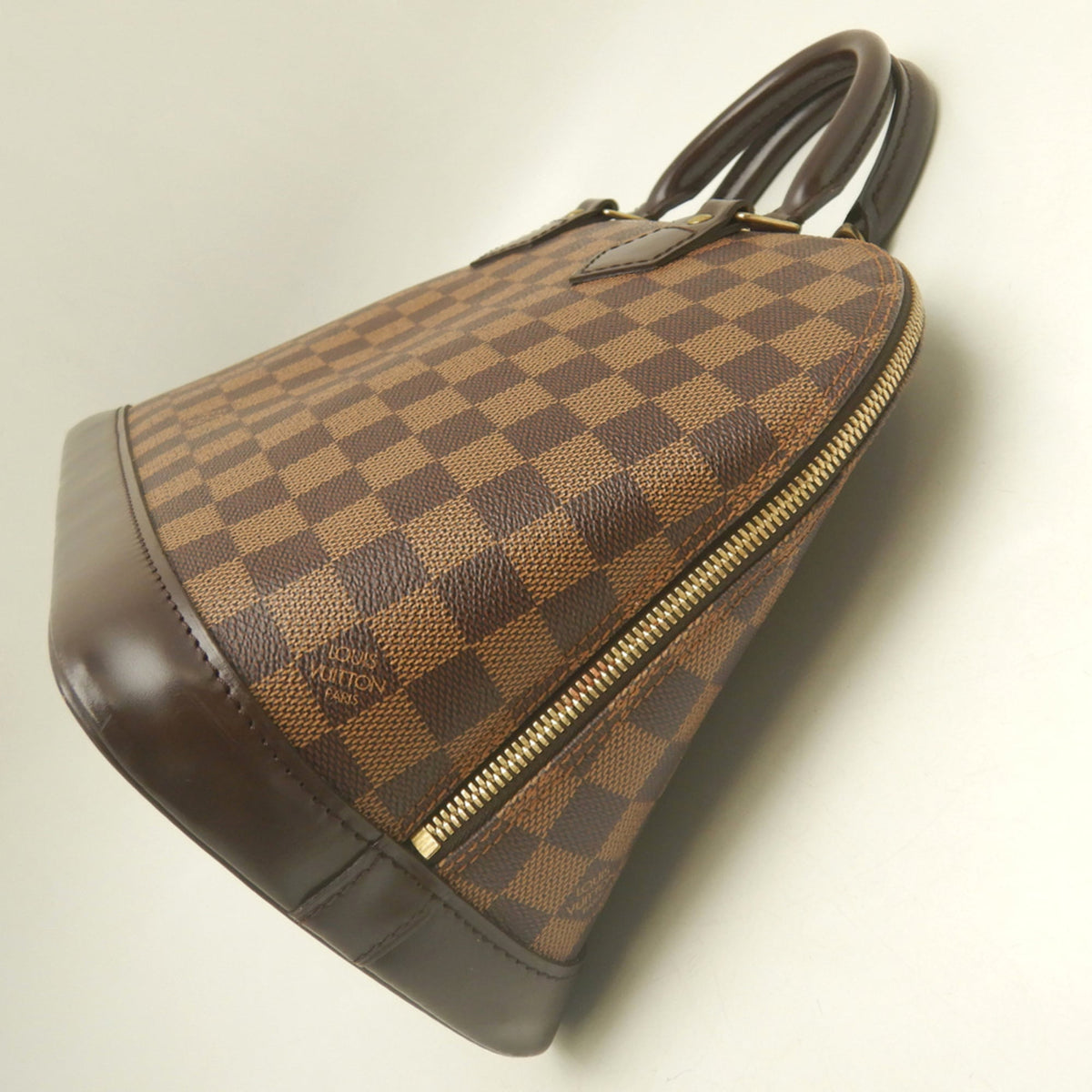 Louis Vuitton Damier Canvas Ebene Damier Canvas Handbag (Pre-Owned)