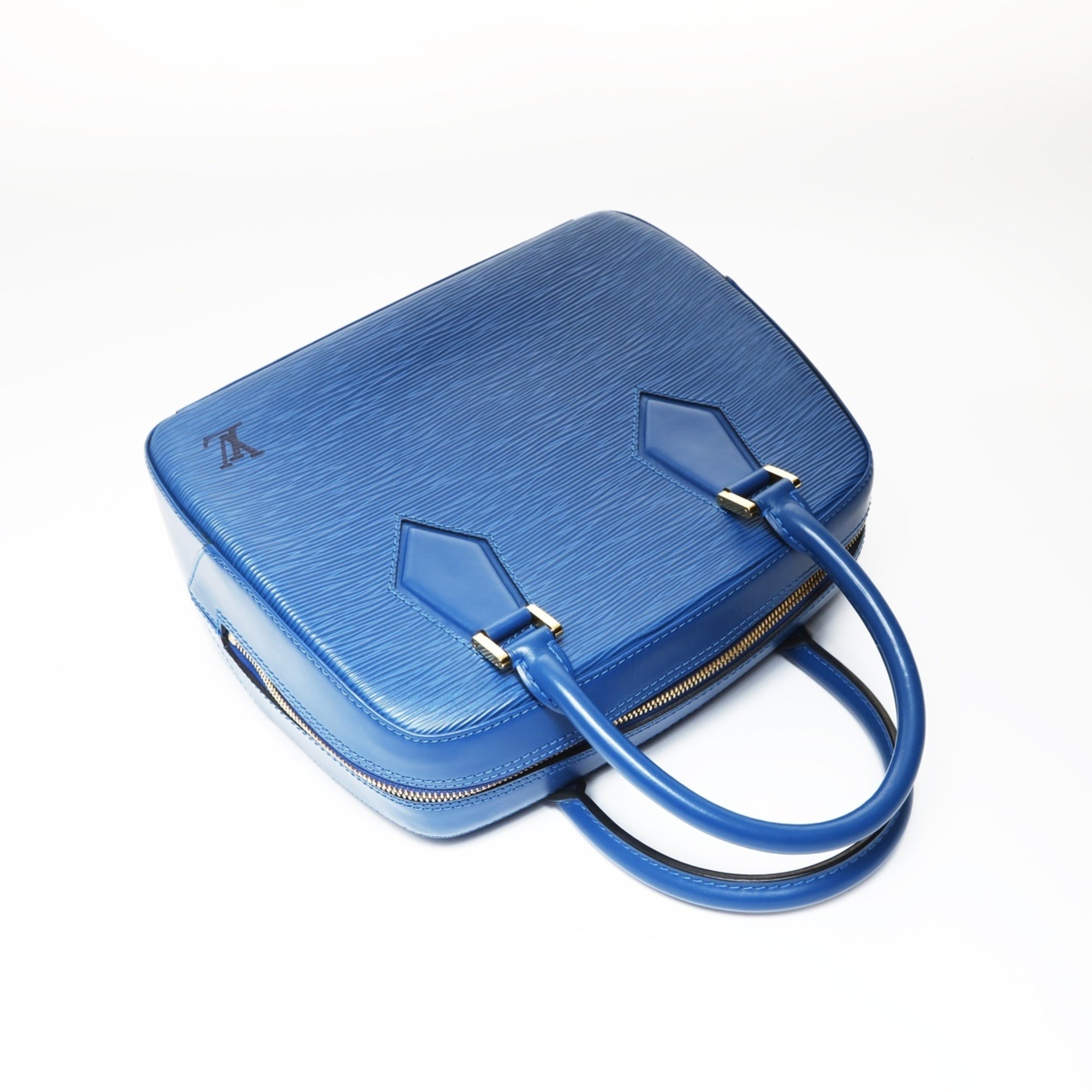 Louis Vuitton Epi Blue Epi Leather Handbag (Pre-Owned)