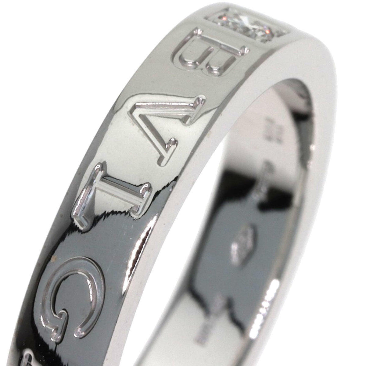 Bvlgari White Gold (18K) Band Ring (Pre-Owned)