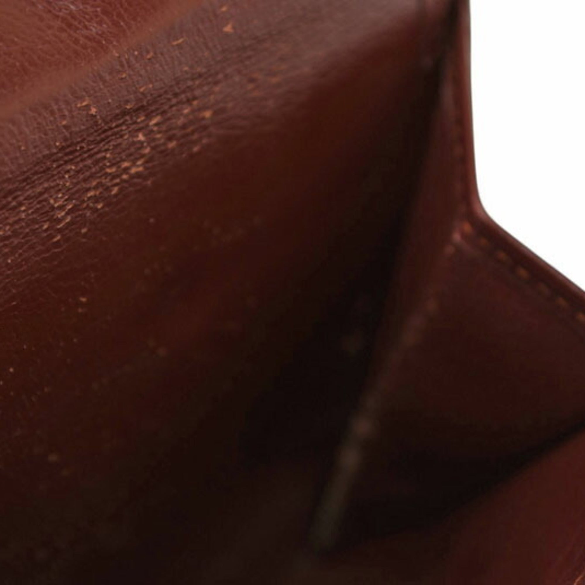 Cartier Bordeaux Leather Wallet (Bi-Fold) (Pre-Owned)