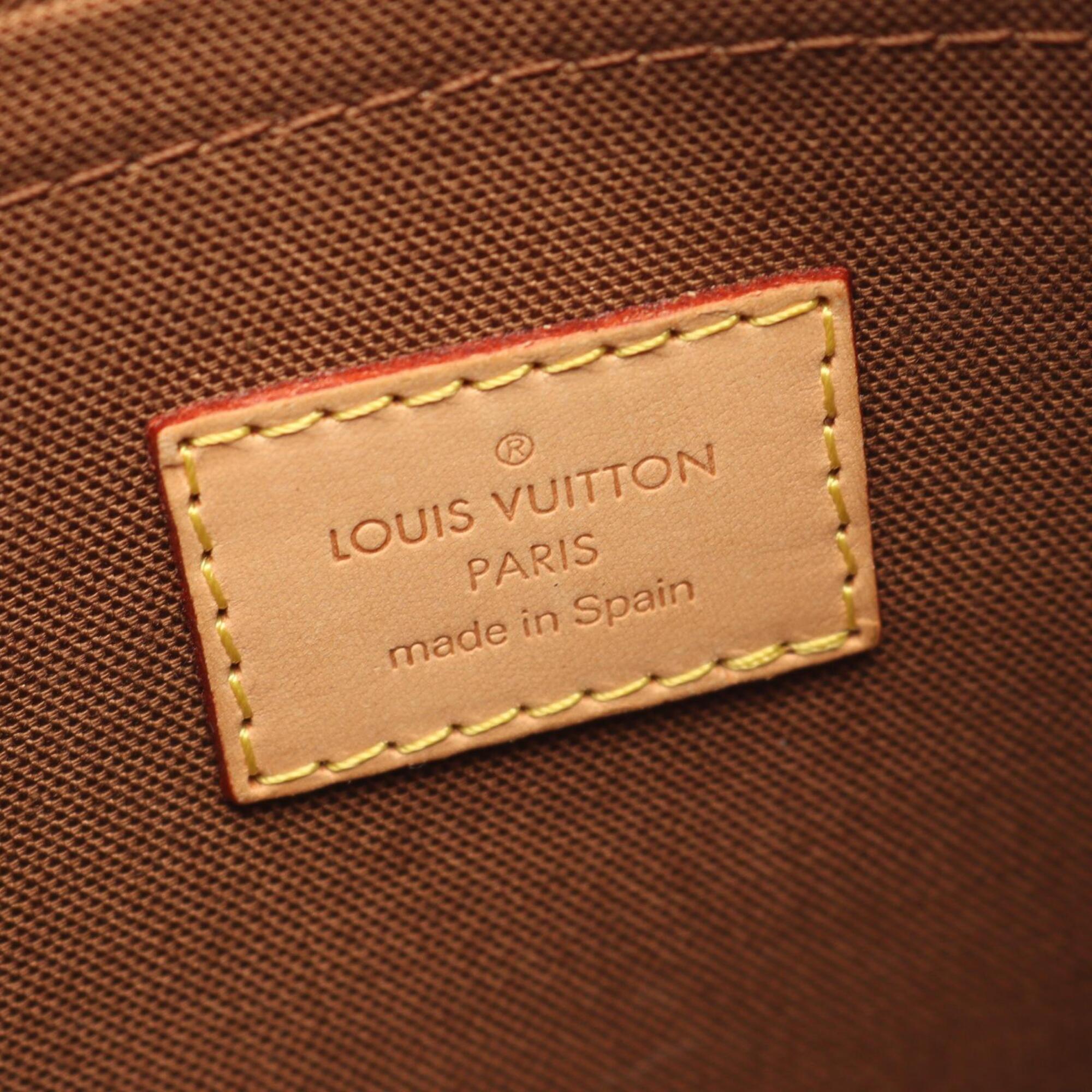Louis Vuitton Brown Pvc Leather Handbag Shoulder Bag (Pre-Owned)