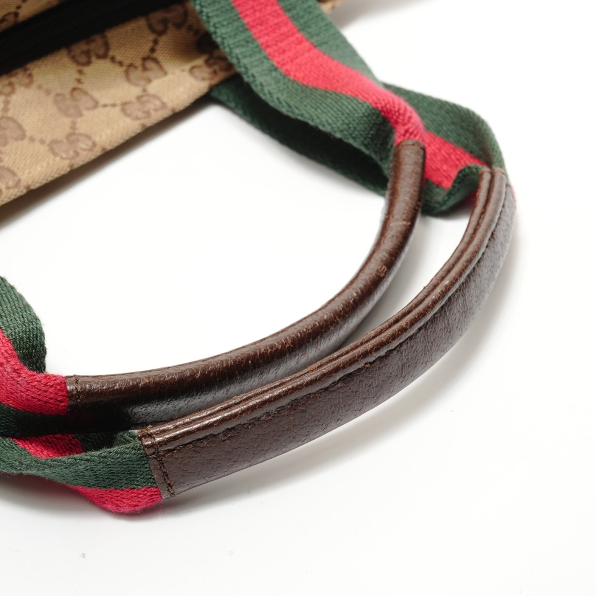 Gucci Gg Canvas Beige Gg Canvas Shoulder Bag (Pre-Owned)