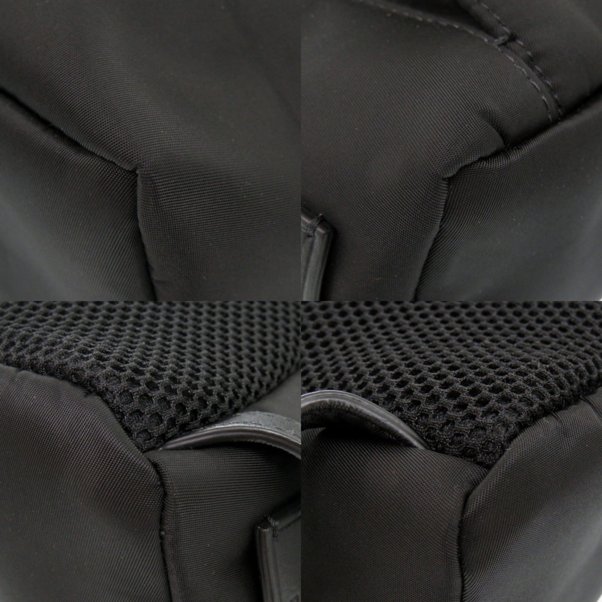 Fendi Black Nylon Fur Backpack (Pre-Owned)