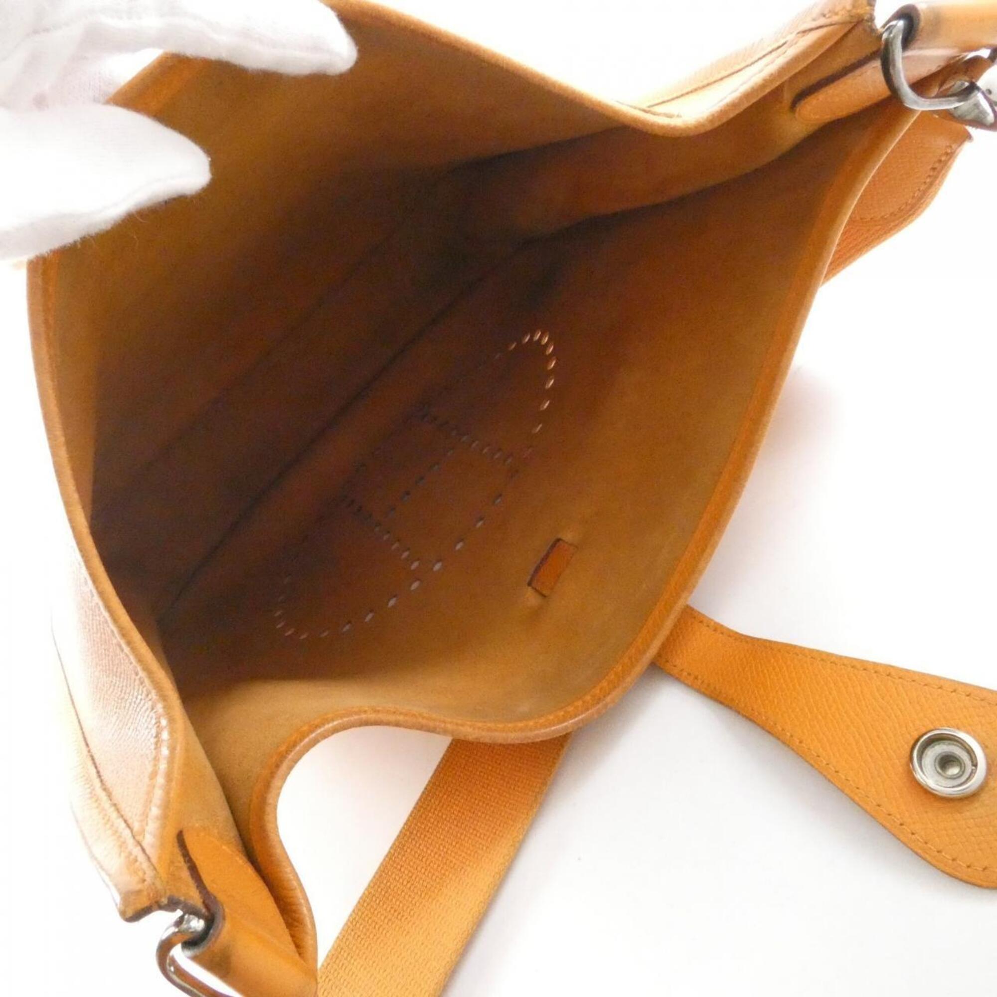Hermes Orange Epsom Leather Shoulder Bag (Pre-Owned)