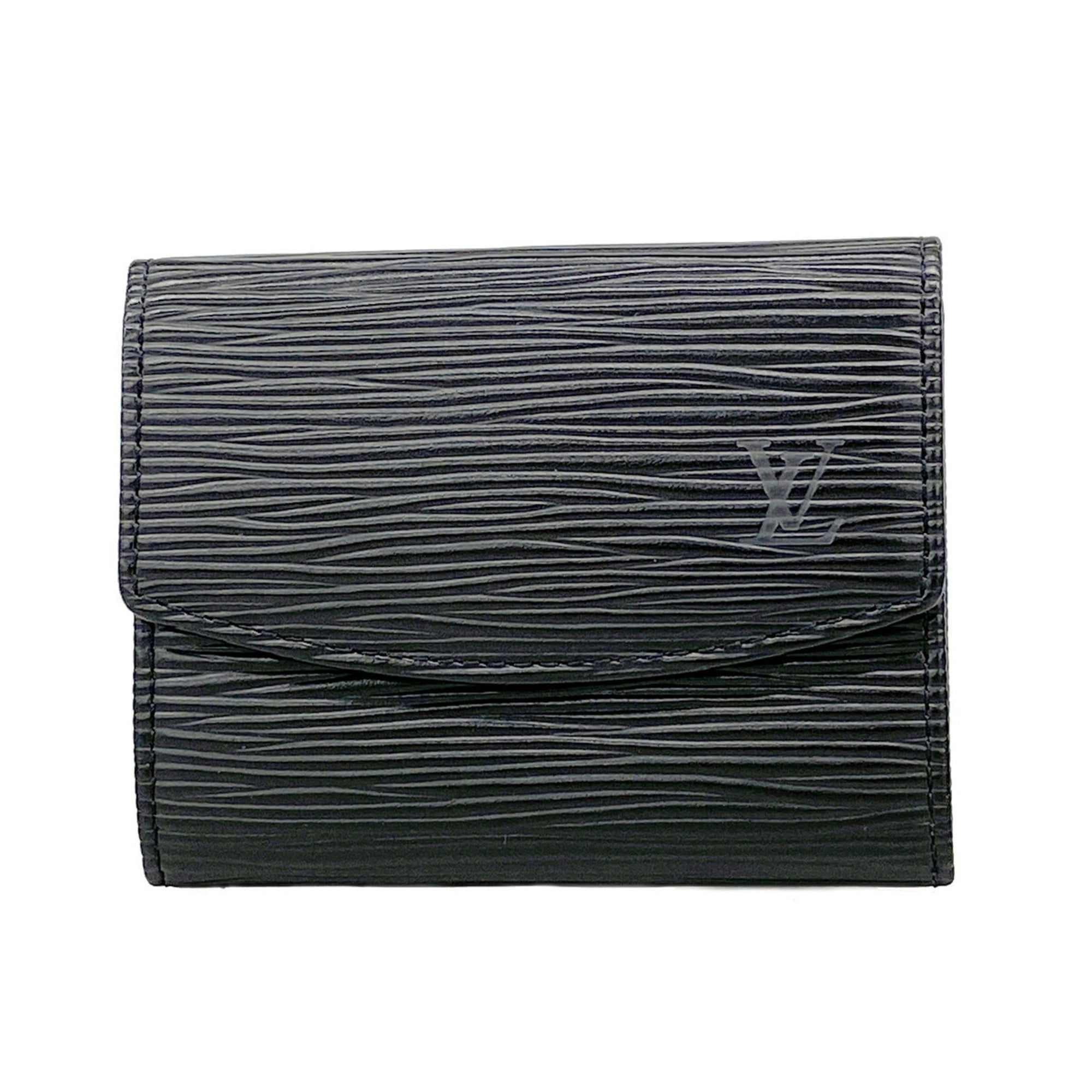 Louis Vuitton Noir Coin Purse/Coin Case (Pre-Owned)