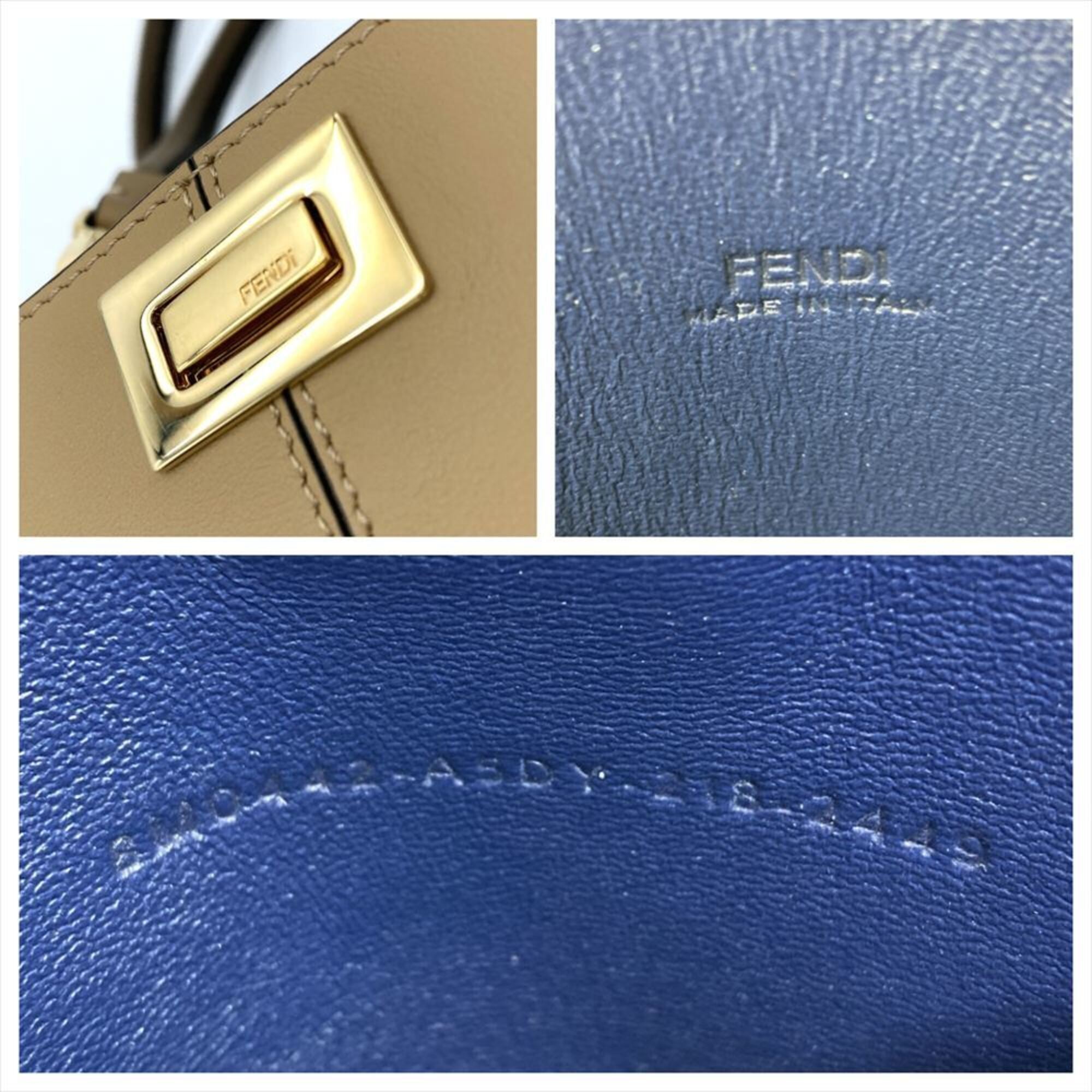 Fendi Camel Leather Shoulder Bag (Pre-Owned)