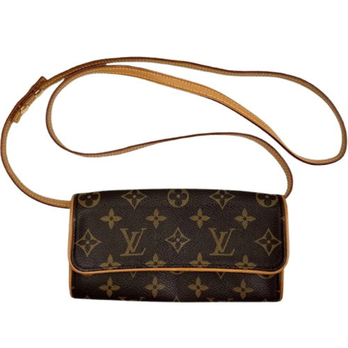 Louis Vuitton Monogram Brown Pvc Pochette Shoulder Bag (Pre-Owned)