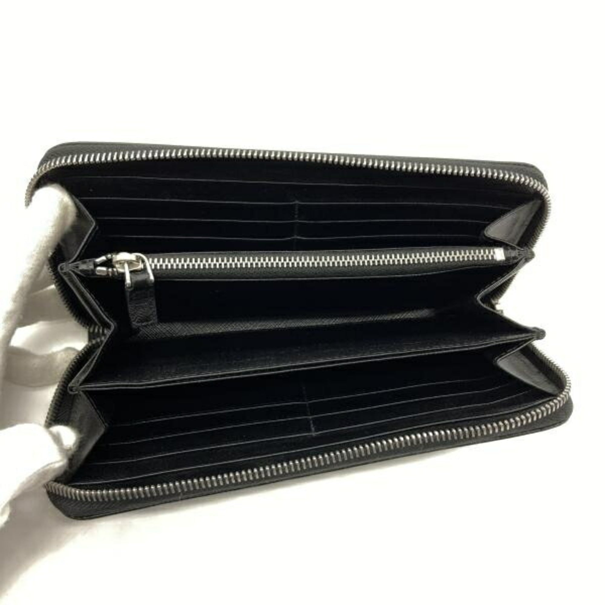 Prada Black Blue Saffiano (Pre-Owned)