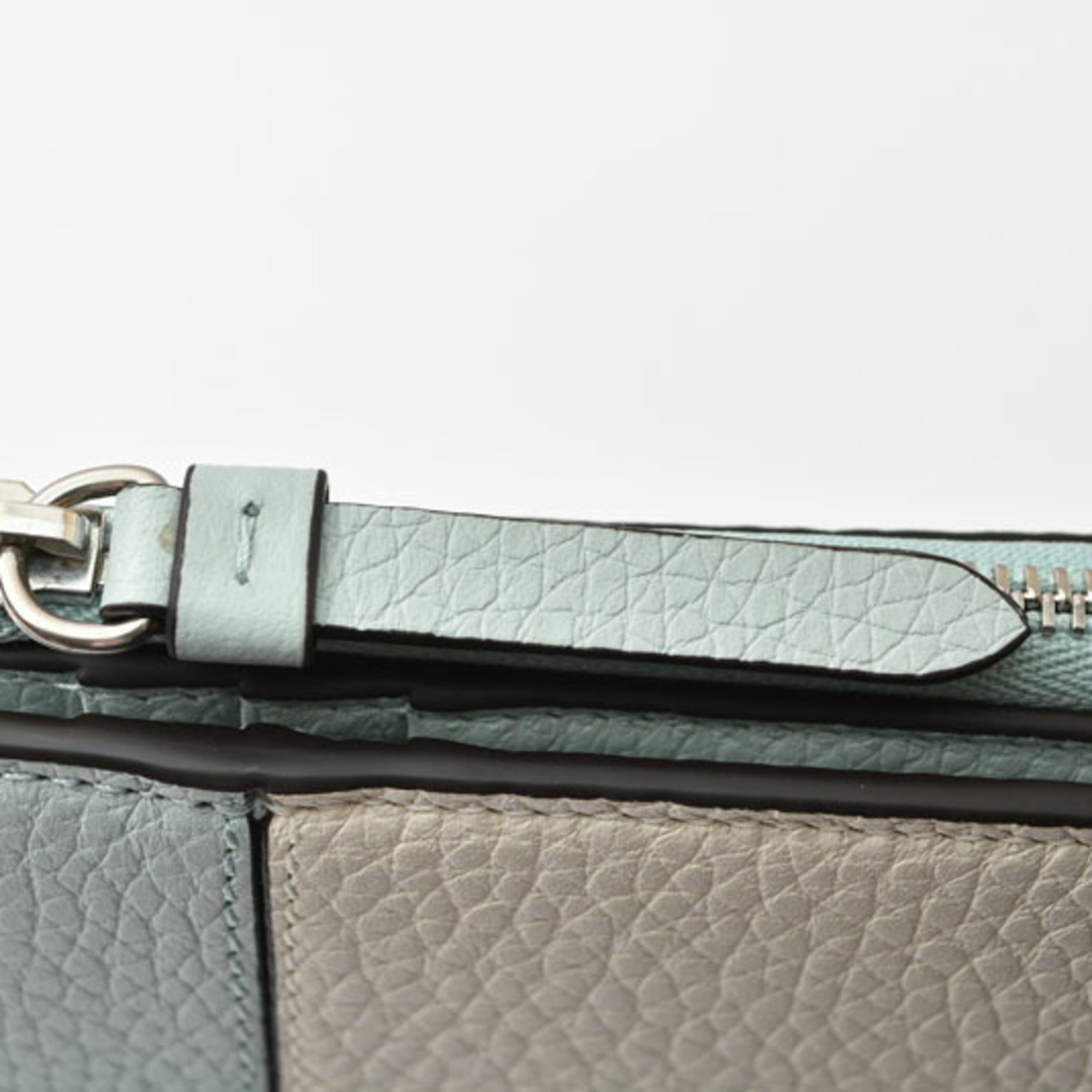Jimmy Choo Blue Leather Wallet (Bi-Fold) (Pre-Owned)