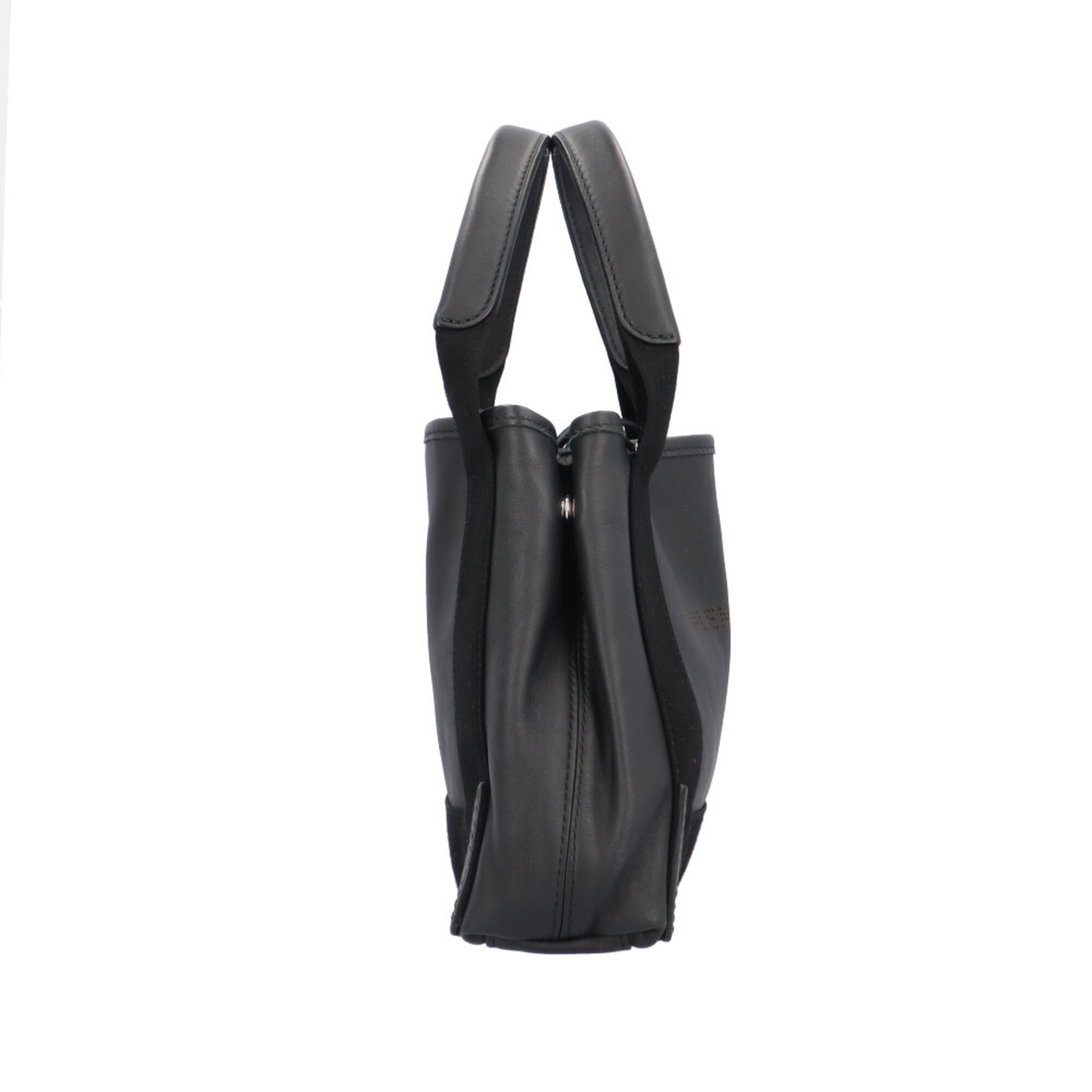Balenciaga Black Leather Handbag Shoulder Bag (Pre-Owned)