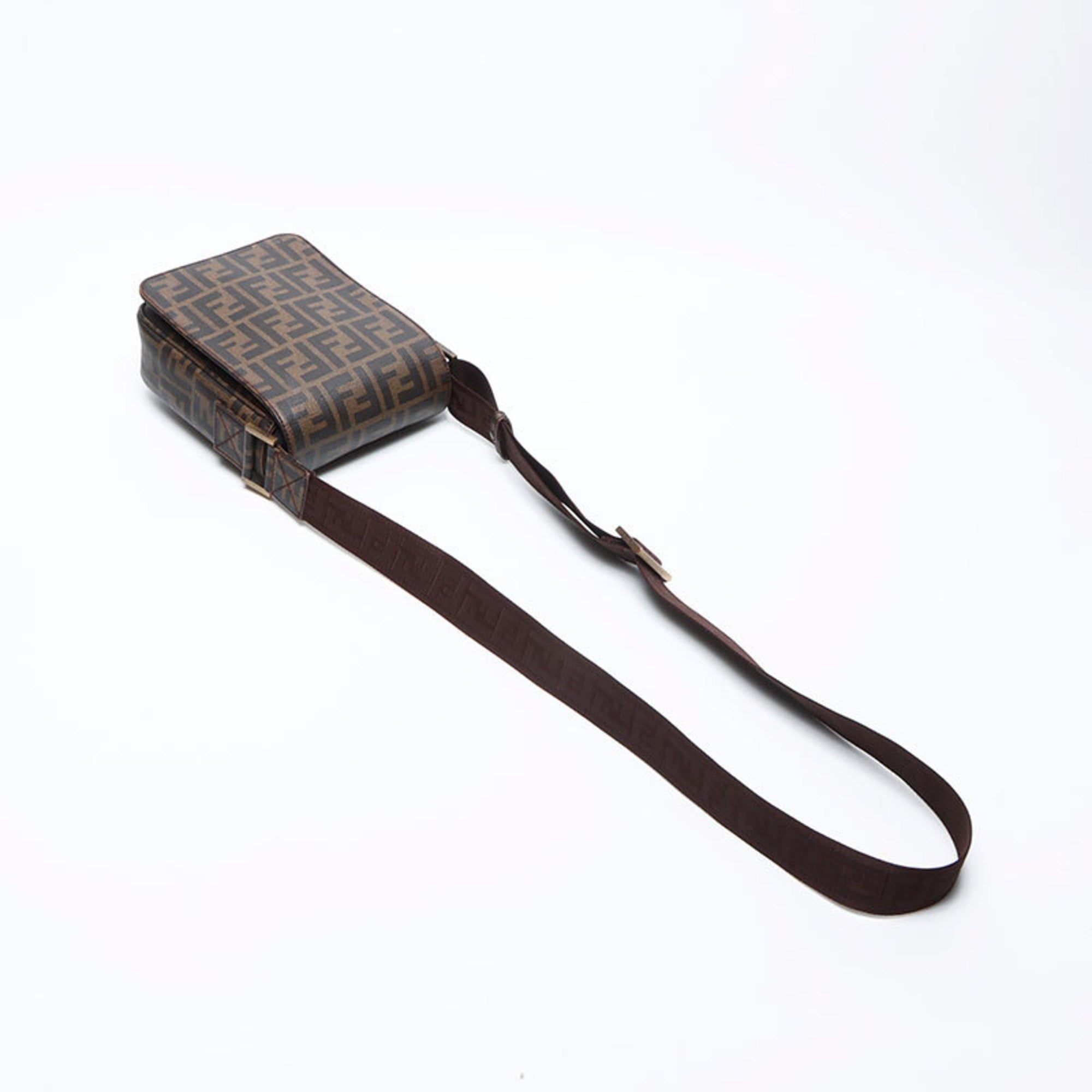 Fendi Brown Pvc Shoulder Bag (Pre-Owned)