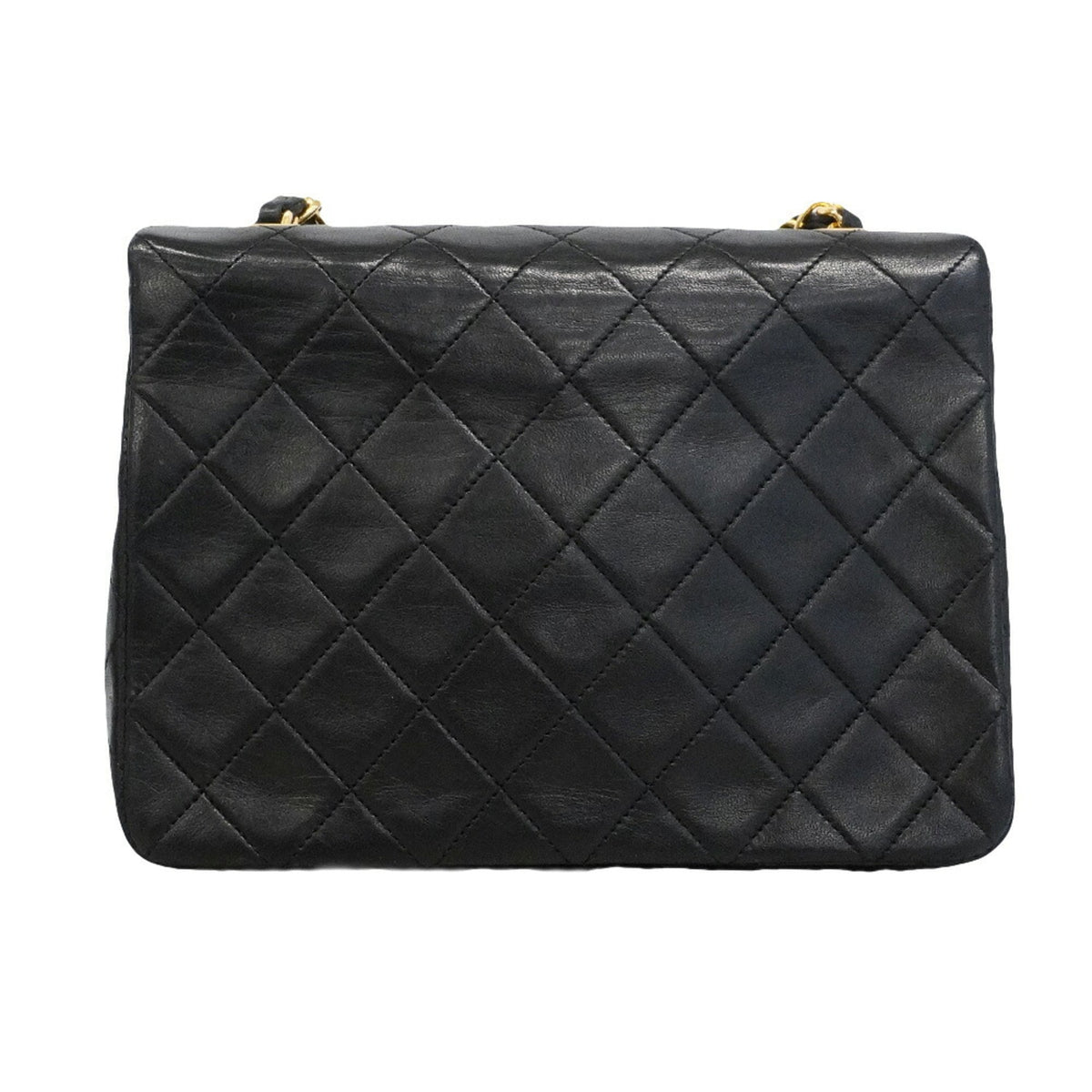 Chanel Black Leather Shoulder Bag (Pre-Owned)