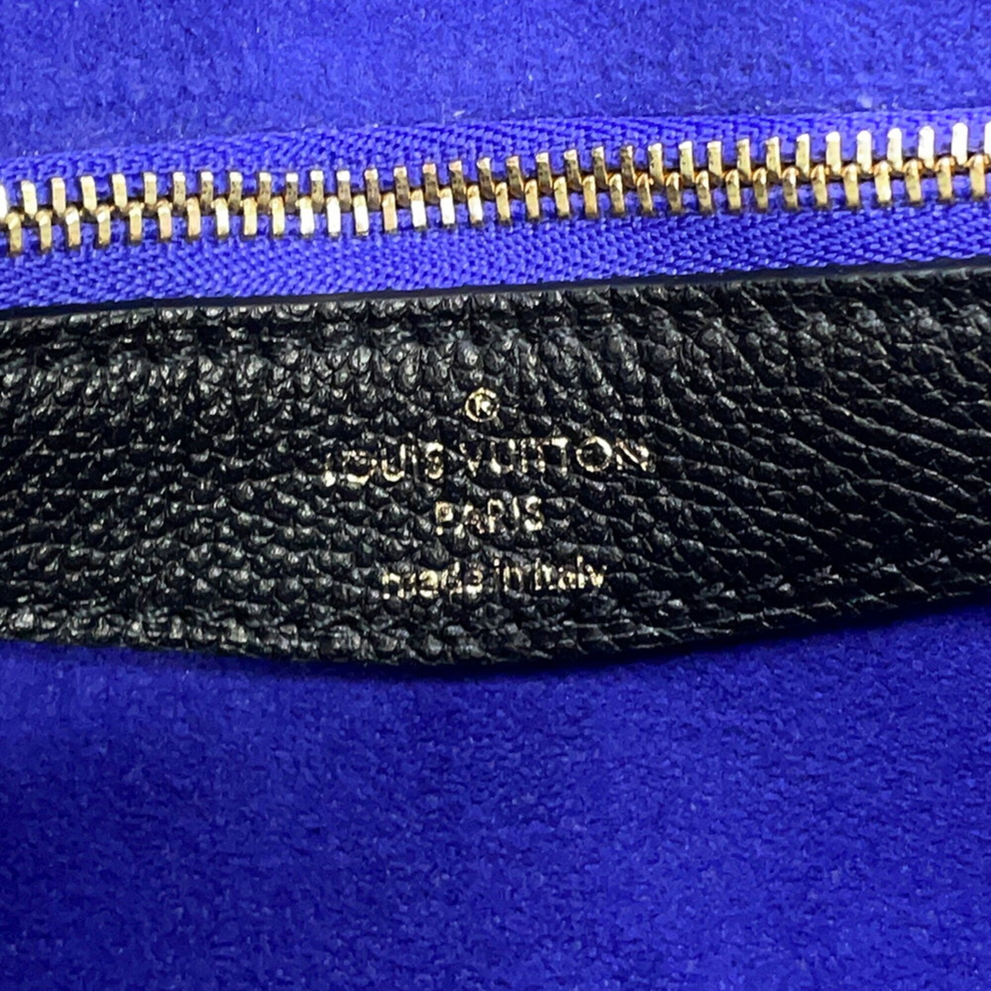 Louis Vuitton Black Noir Purple Monogram Empreinte Handbag Shoulder Bag (Pre-Owned)