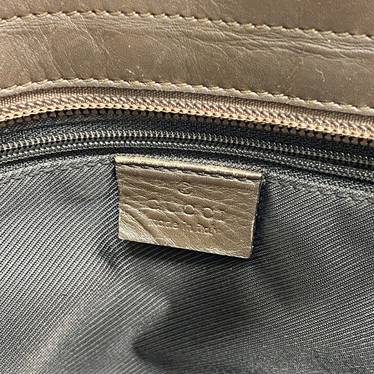 Gucci Brown Canvas Tote Bag (Pre-Owned)