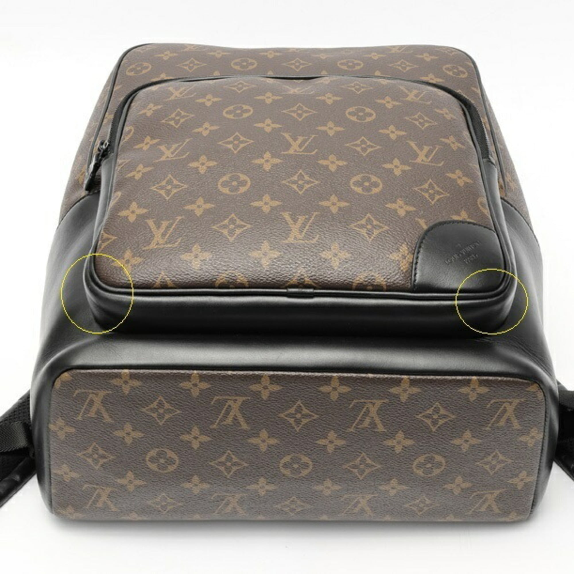 Louis Vuitton Monogram Macassar Black Monogram Macassar Backpack (Pre-Owned)