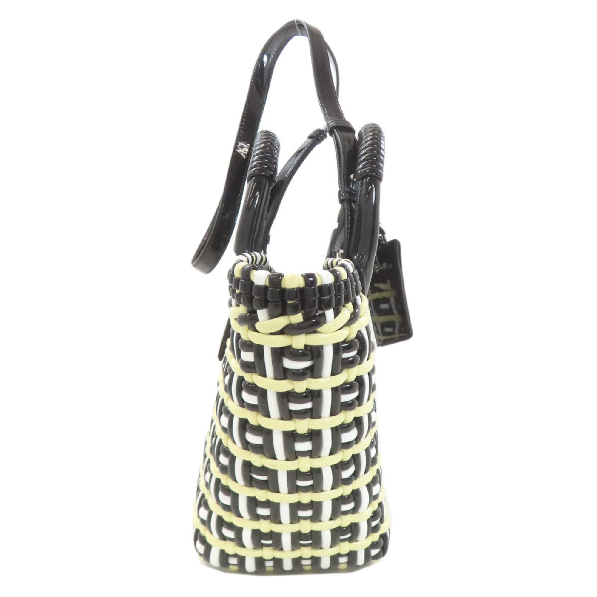 Balenciaga Black Yellow Leather Handbag (Pre-Owned)