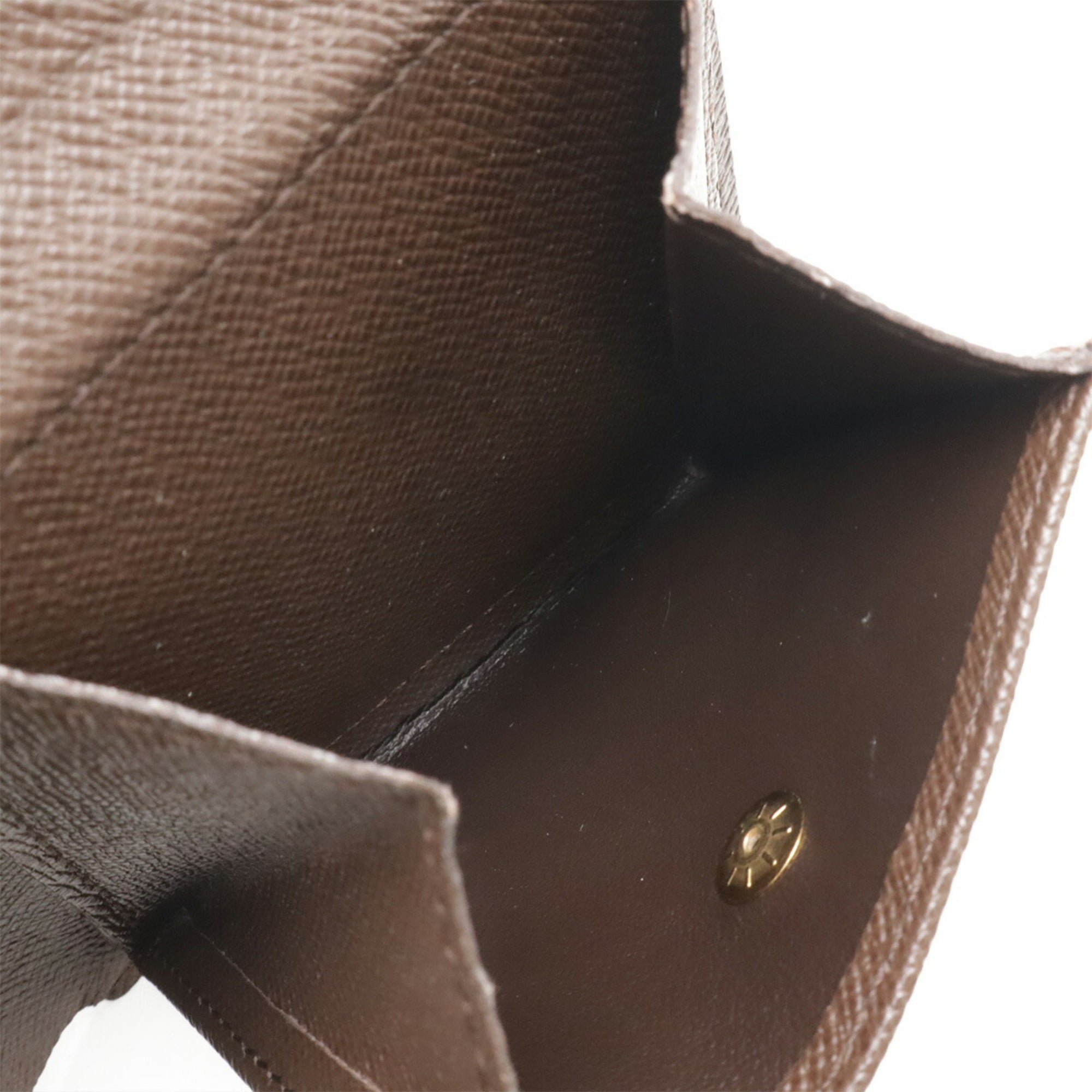 Louis Vuitton Brown Damier Canvas Wallet (Bi-Fold) (Pre-Owned)