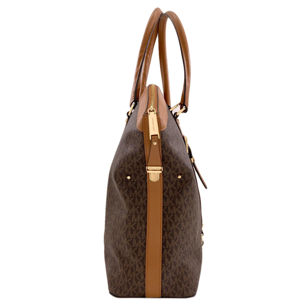 Michael Kors Brown Pvc Tote Bag (Pre-Owned)
