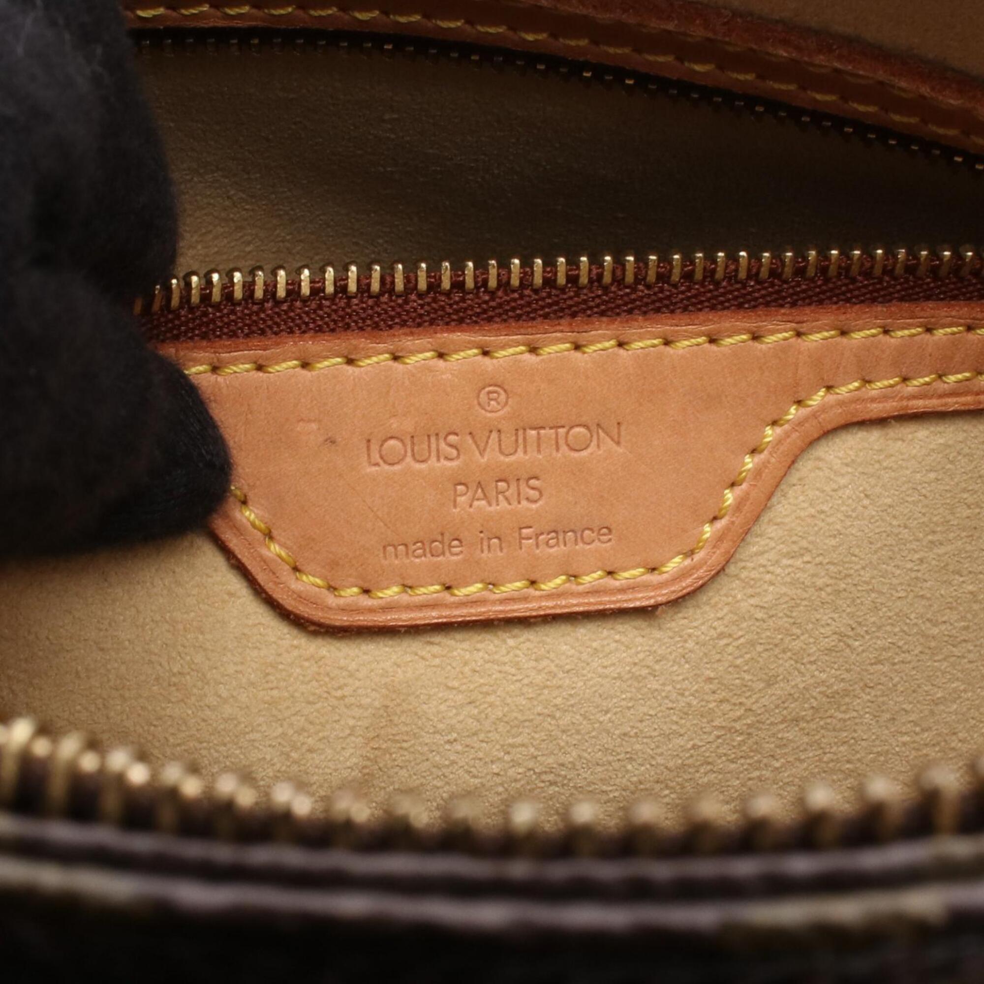 Louis Vuitton Brown Pvc Leather Handbag Shoulder Bag (Pre-Owned)