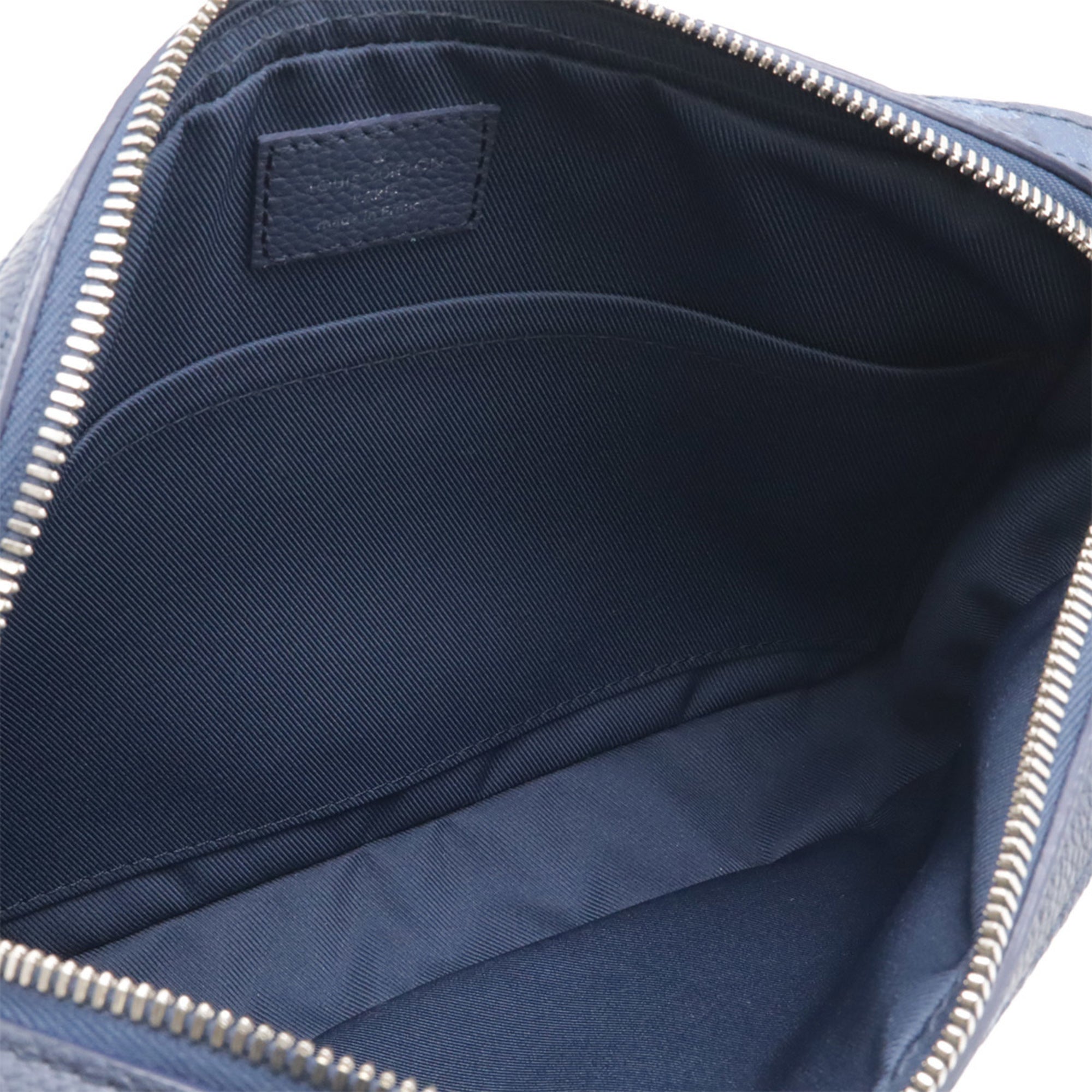 Louis Vuitton Blue Monogram Canvas Shoulder Bag (Pre-Owned)
