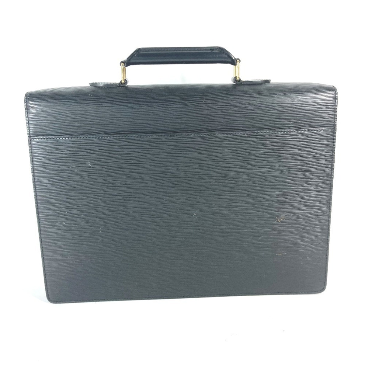 Louis Vuitton Black Noir Epi Leather Handbag (Pre-Owned)