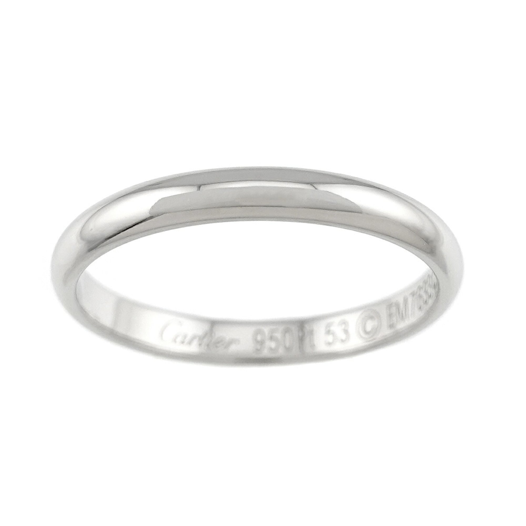 Cartier Platinum 950 Band Ring (Pre-Owned)