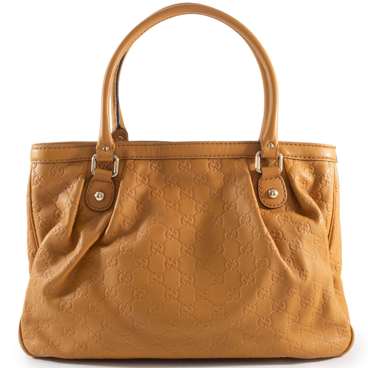 Gucci Brown Leather Handbag (Pre-Owned)