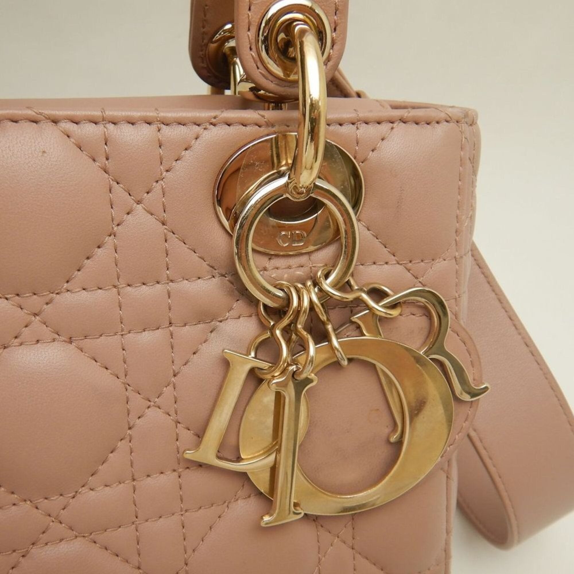 Christian Dior Pink Leather Handbag (Pre-Owned)