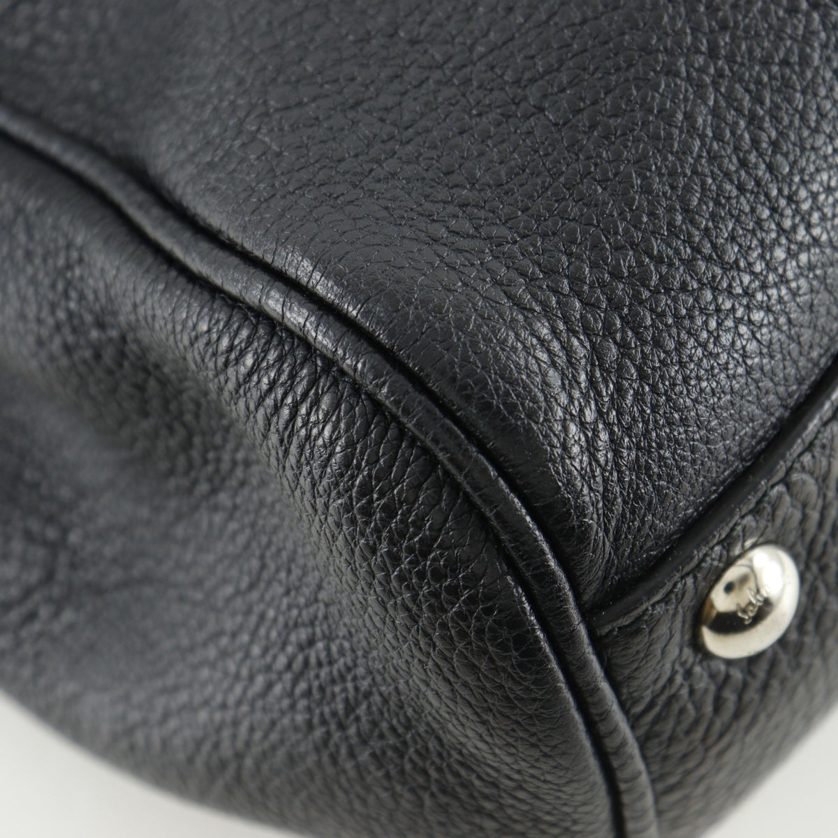 Salvatore Ferragamo Black Leather Tote Bag (Pre-Owned)