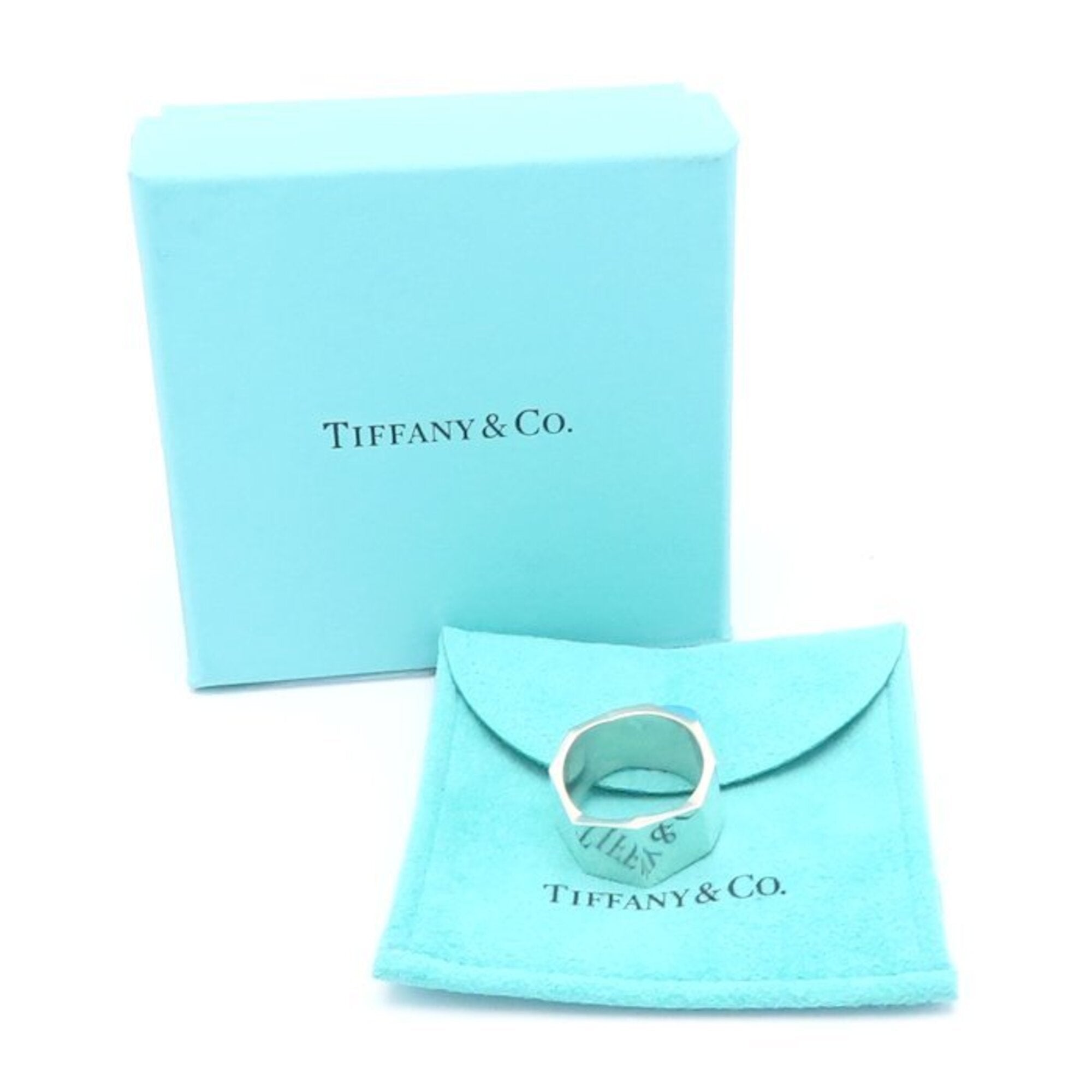 Tiffany Silver 925 Band Ring (Pre-Owned)