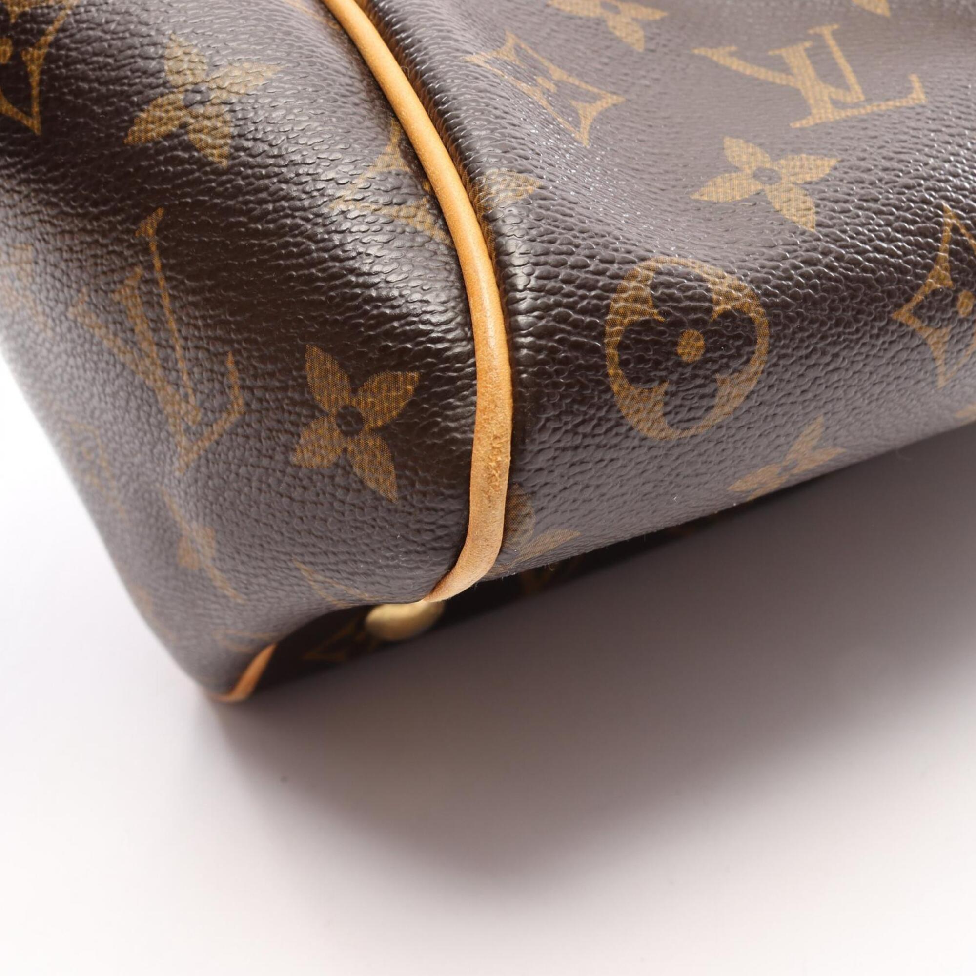 Louis Vuitton Brown Coated Canvas Leather Handbag (Pre-Owned)