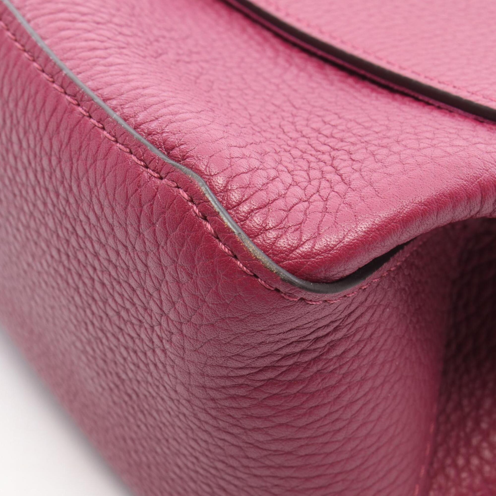 Louis Vuitton Pink Leather Handbag (Pre-Owned)