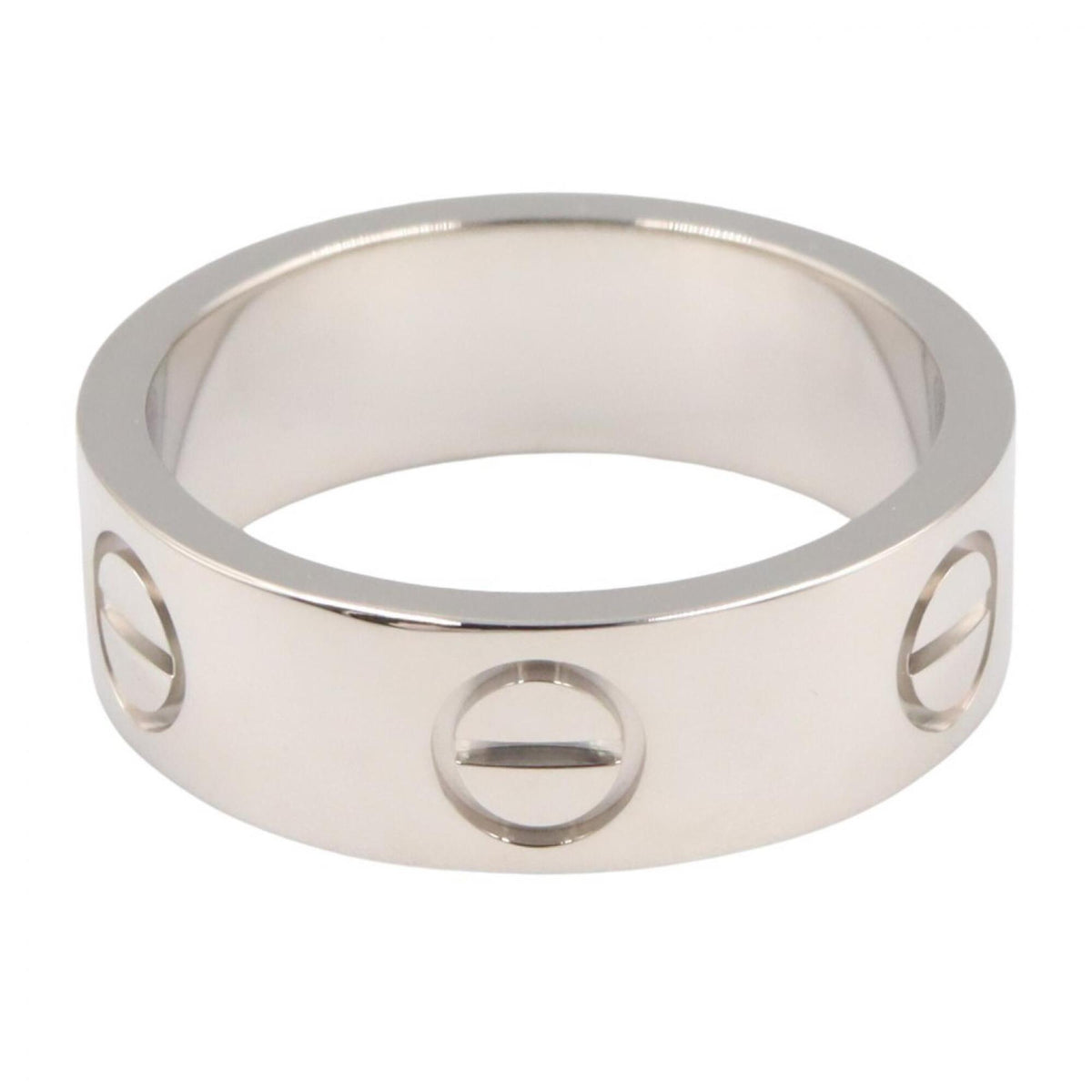 Cartier White Gold White Gold (18K) Band Ring (Pre-Owned)