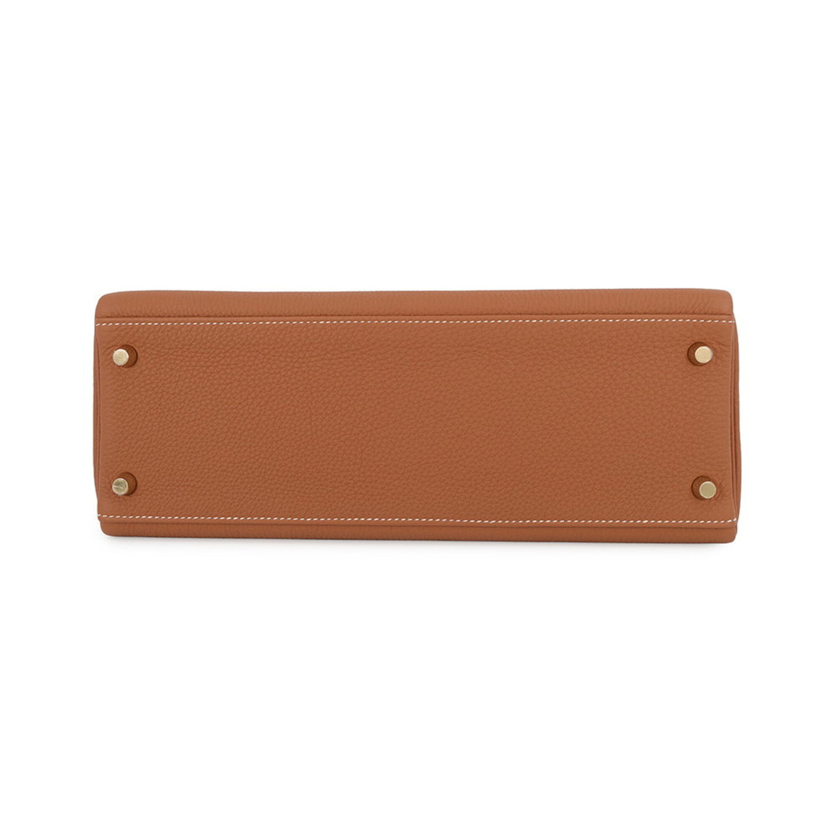 Hermes Gold Togo Leather Handbag (Pre-Owned)