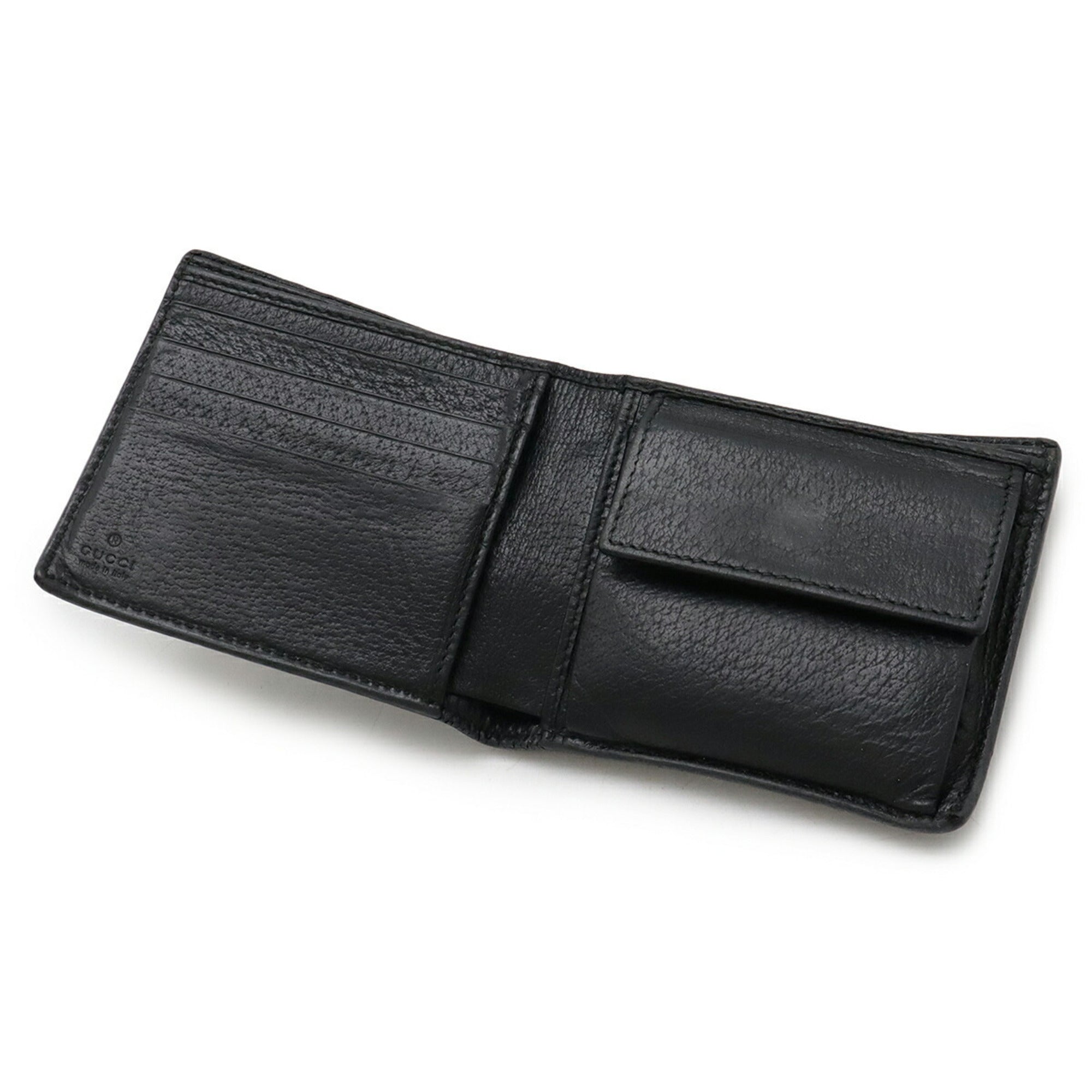 Gucci Black Leather Wallet (Bi-Fold) (Pre-Owned)