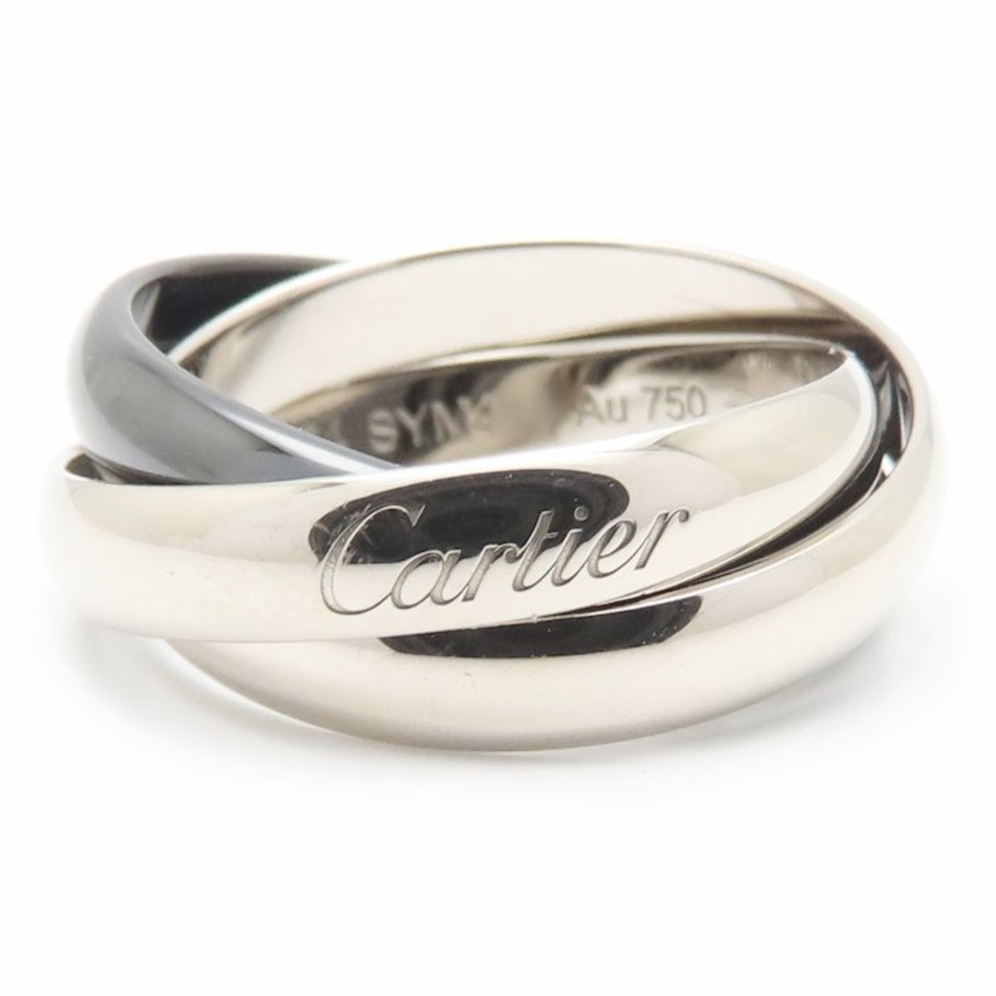 Cartier Trinity White Gold (18K) Ceramic Band Ring (Pre-Owned)