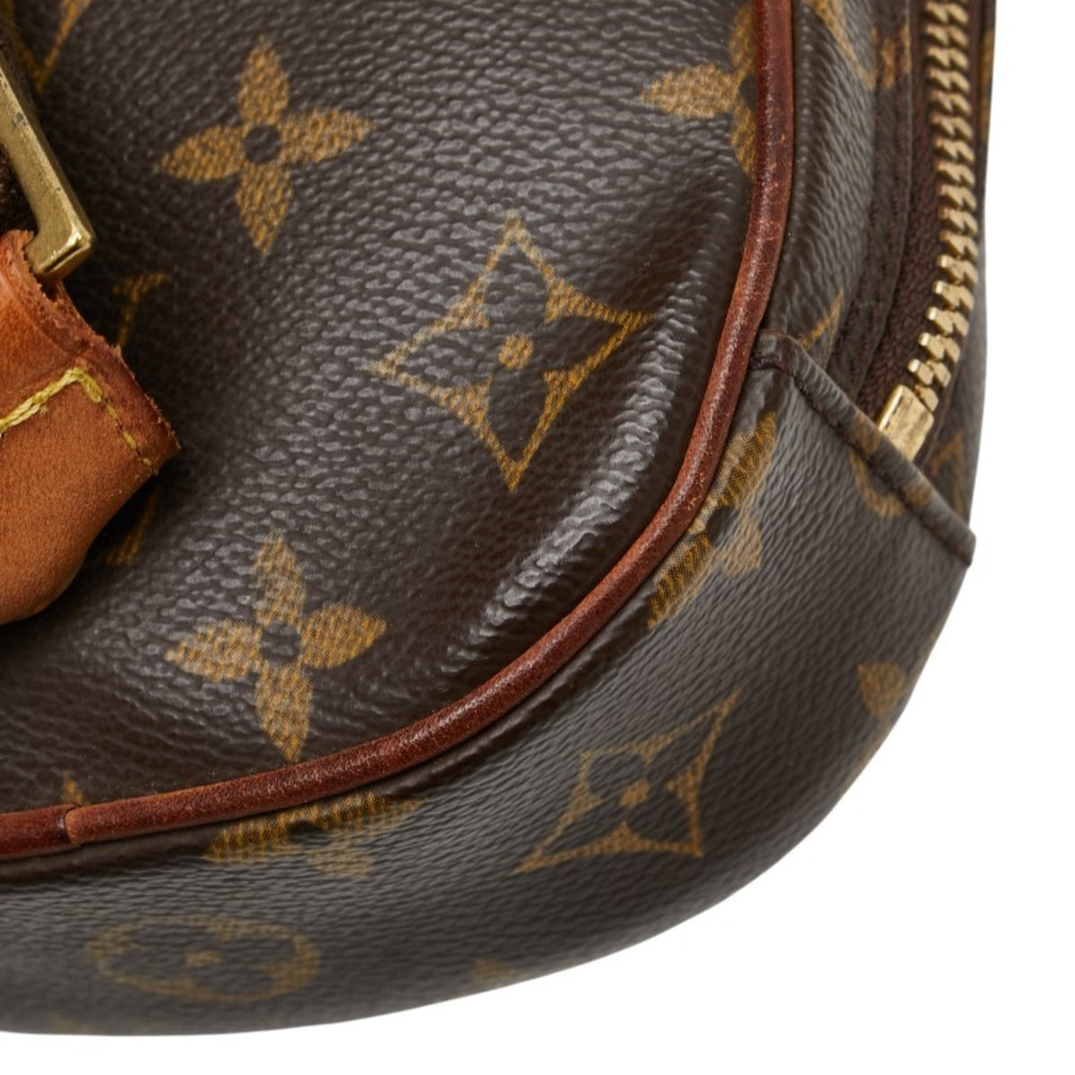 Louis Vuitton Monogram Brown Pvc Leather Sling Bag (Pre-Owned)