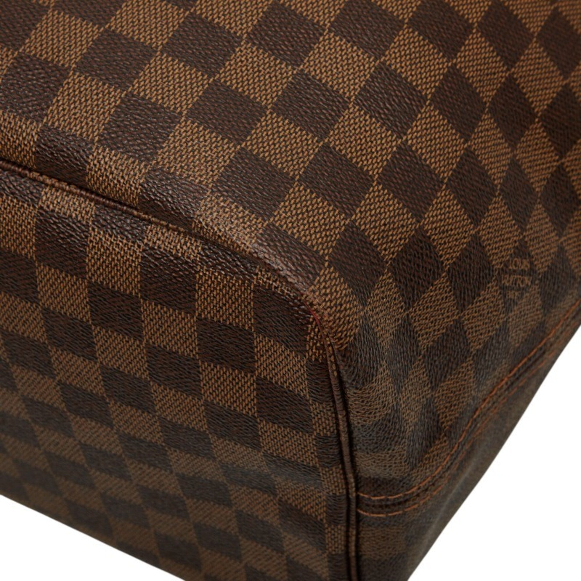 Louis Vuitton Brown Pvc Leather Shoulder Bag Tote Bag (Pre-Owned)