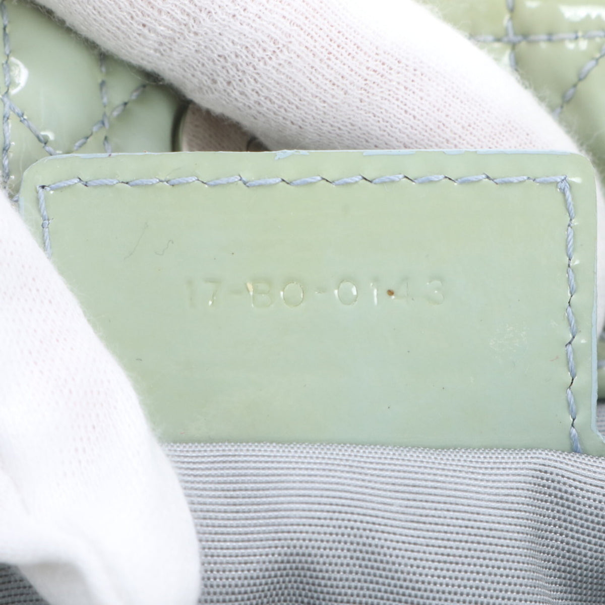 Christian Dior Green Leather Shoulder Bag Tote Bag (Pre-Owned)