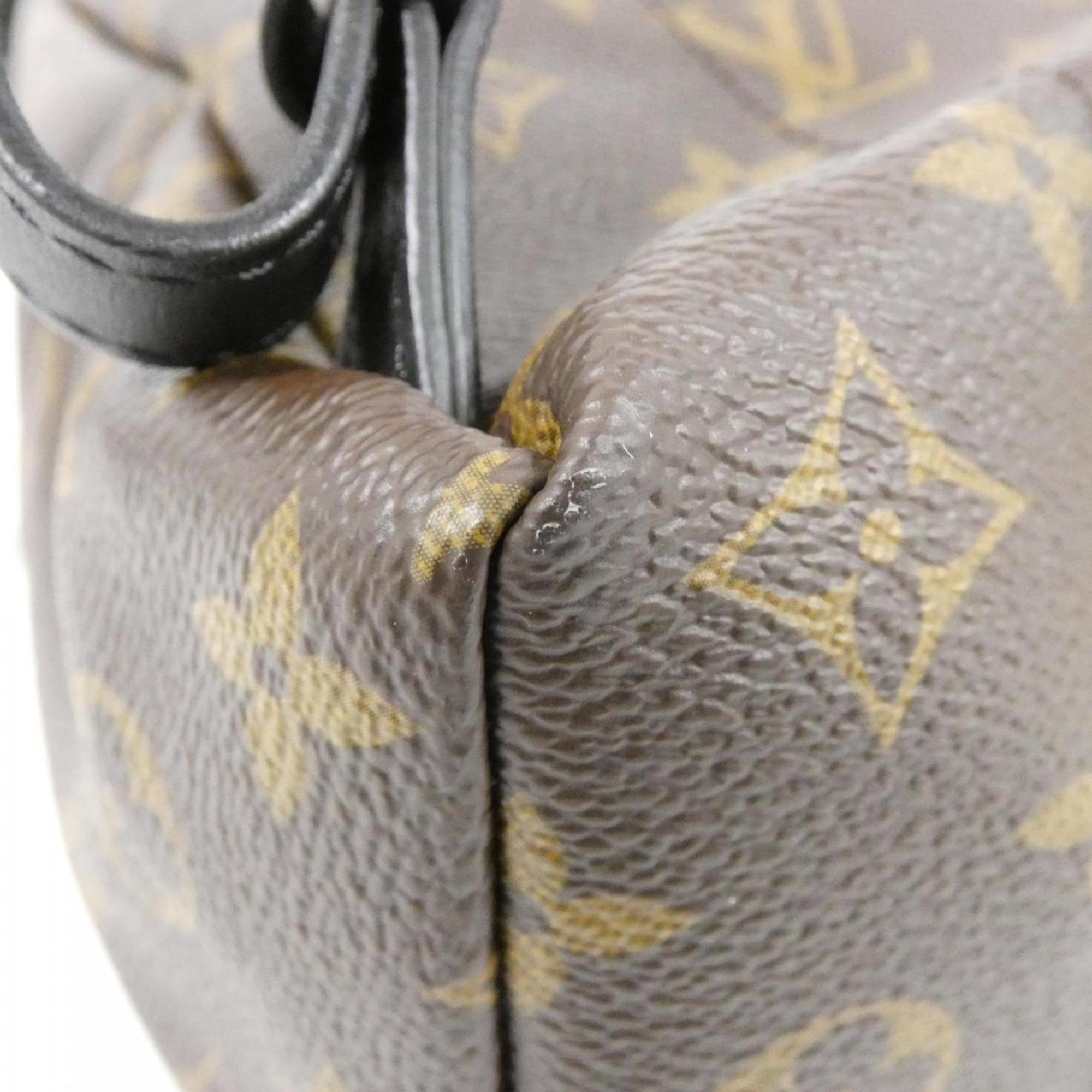 Louis Vuitton Monogram Marron Coated Canvas Backpack (Pre-Owned)