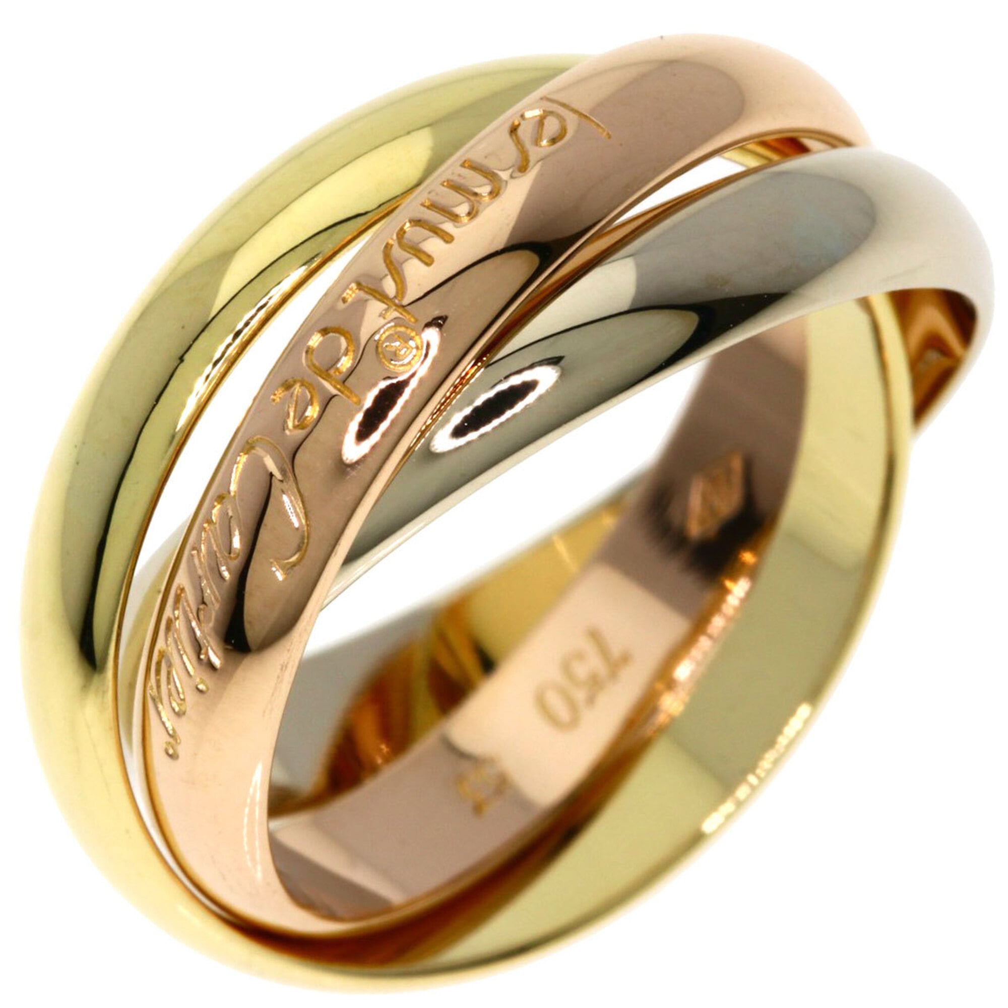 Cartier Yellow Gold (18K) Pink Gold (18K) White Gold (18K) Band Ring (Pre-Owned)