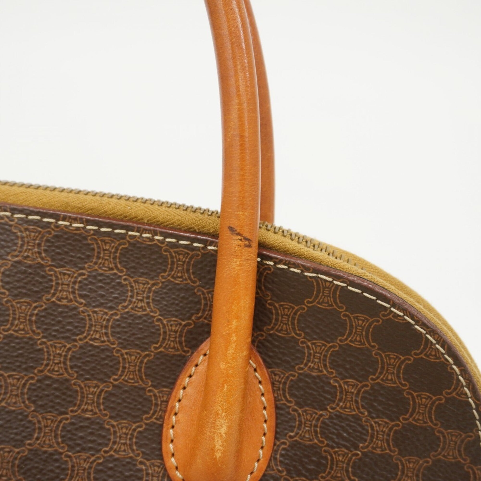 Celine Brown Pvc Handbag (Pre-Owned)