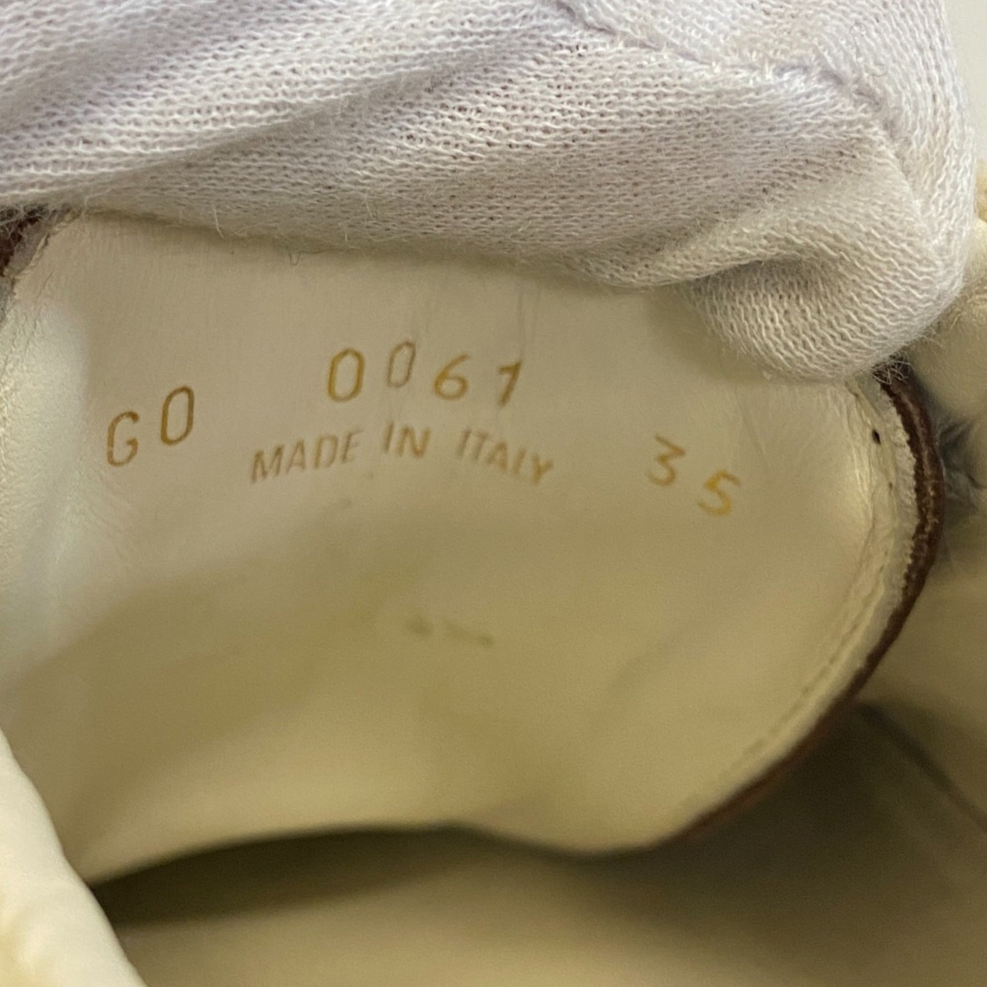 Louis Vuitton Brown White Sneakers (Pre-Owned)