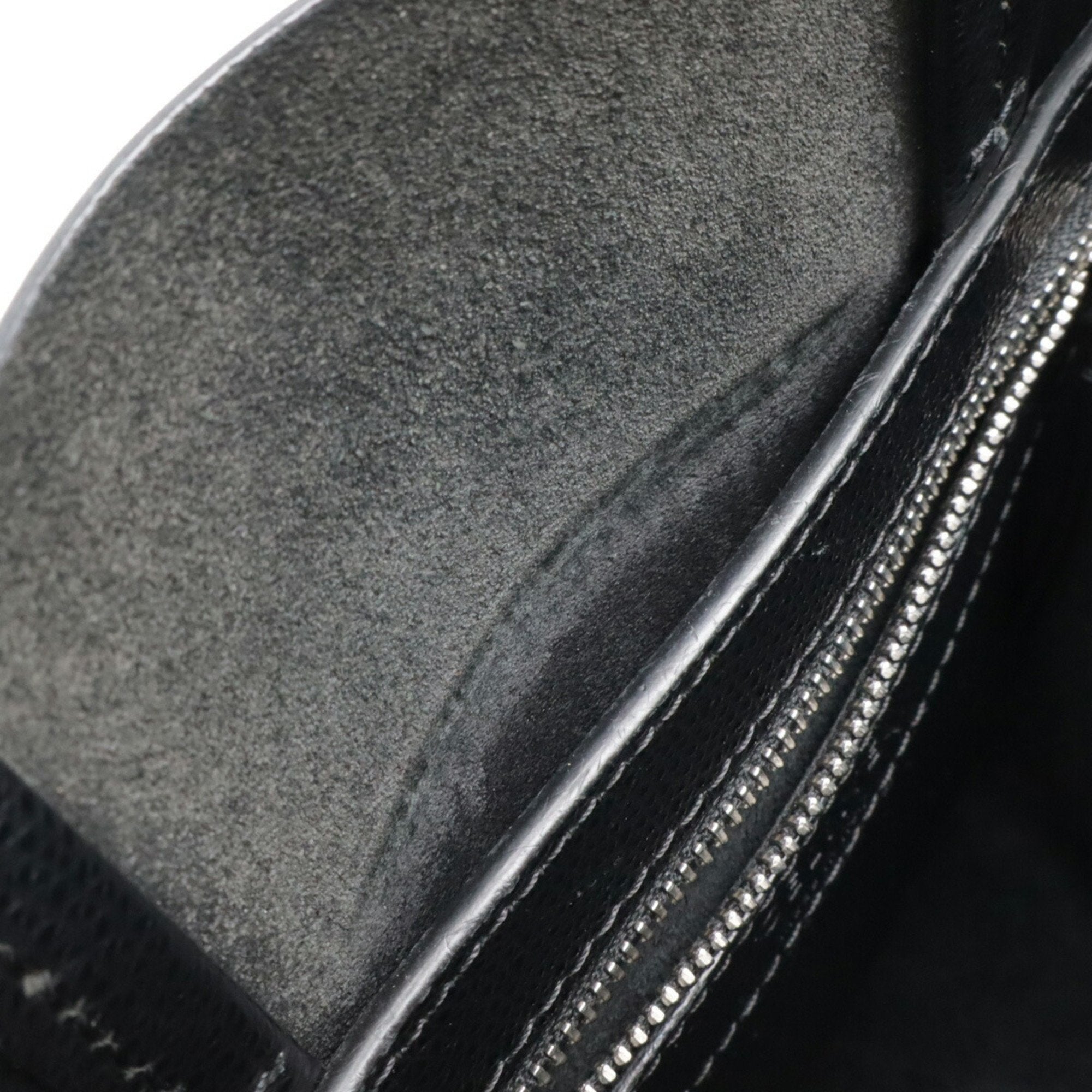 Celine Black Leather Handbag Shoulder Bag Tote Bag (Pre-Owned)