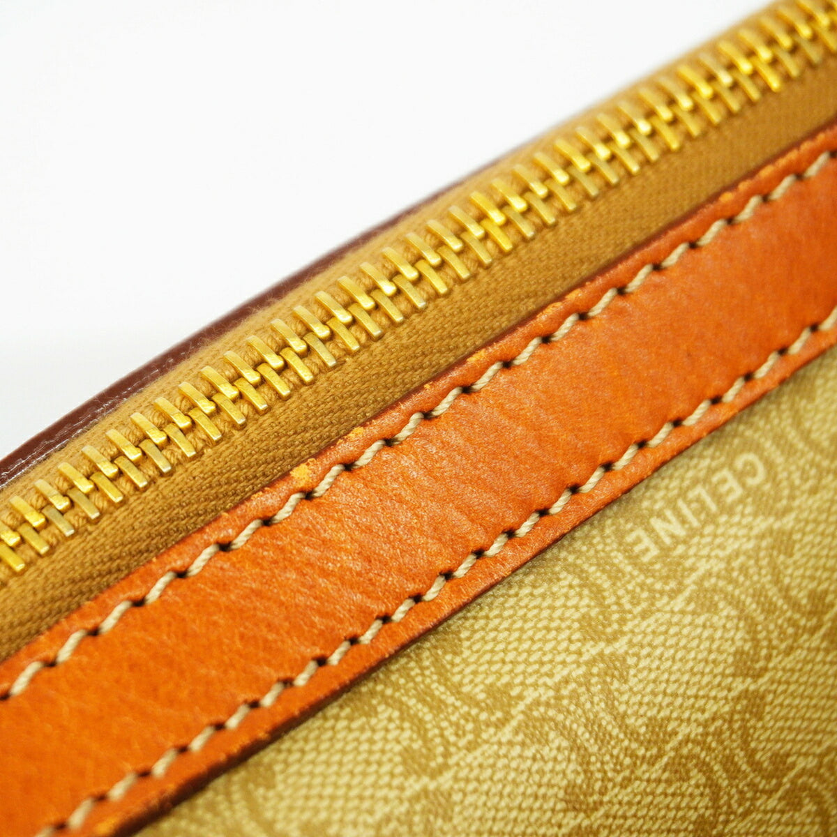 Celine Beige Pvc Handbag (Pre-Owned)