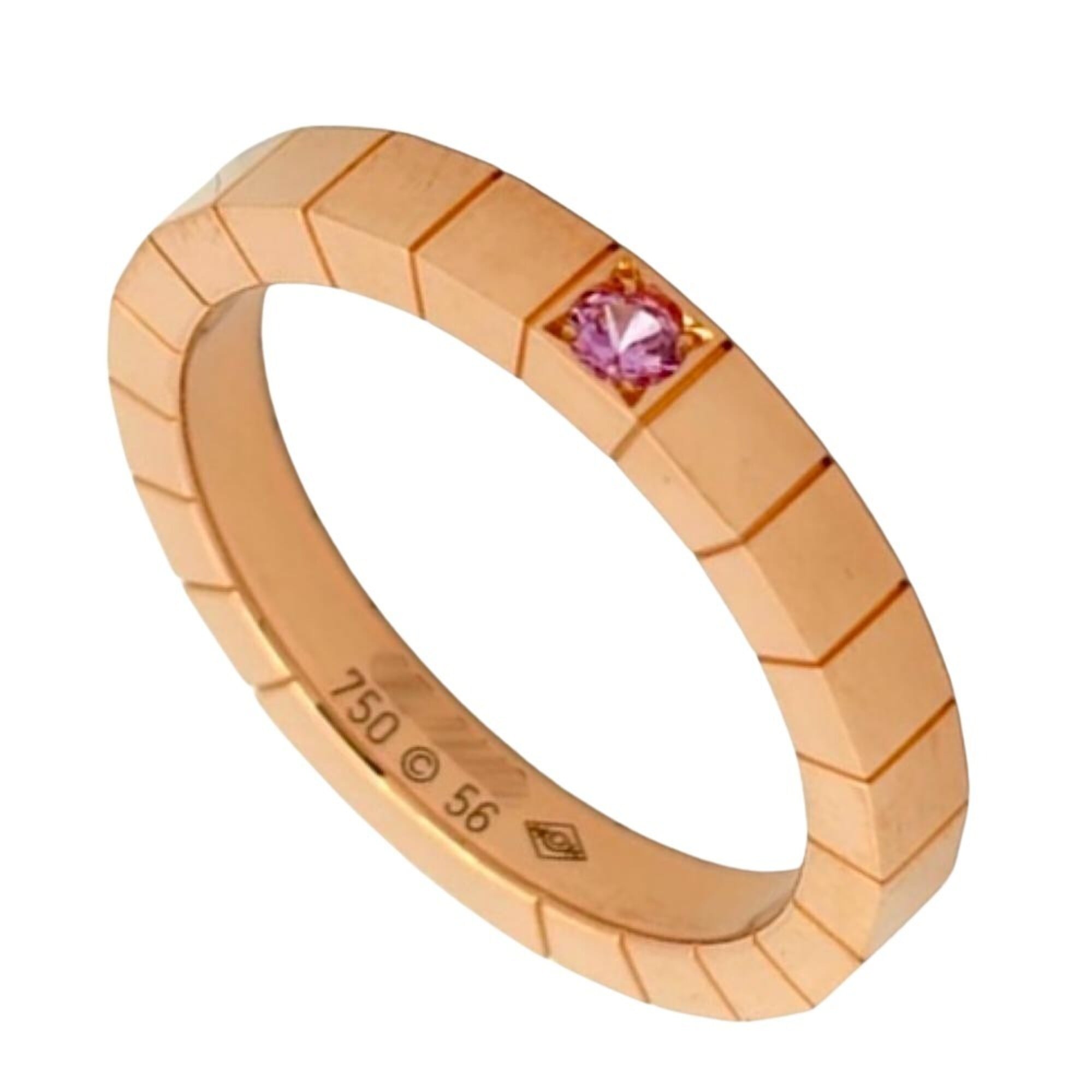Cartier Lanieres Pink Gold (18K) Band Ring (Pre-Owned)